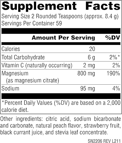 Miniatura 5 de Source Naturals Serene Science - Sereno de magnesio, cuerpo pacífico, sabor a bayas, 17.6 onzas