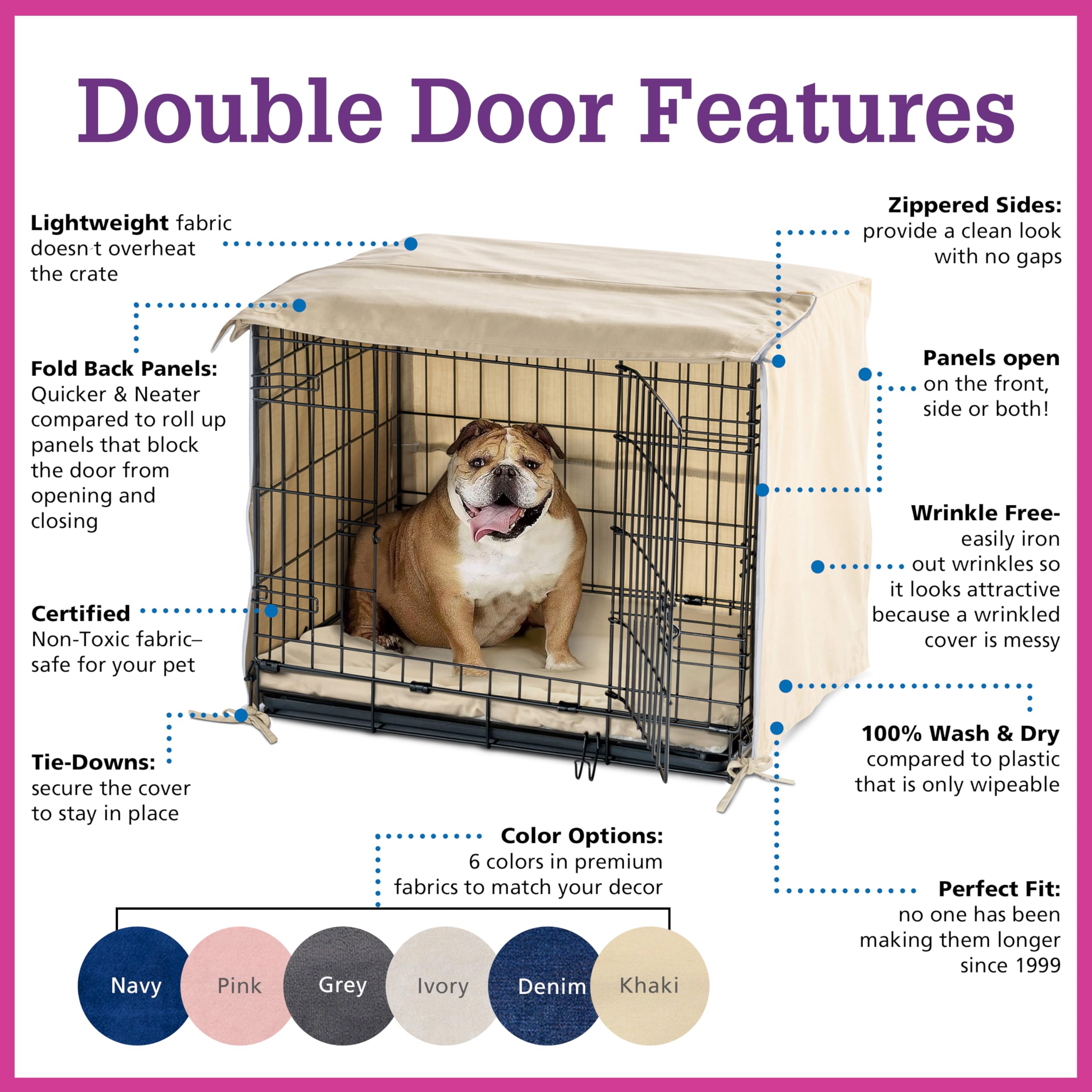 Amazon.co.jp: Pet Dreams クレートカバー 24 30 36 42 48 cm icrate