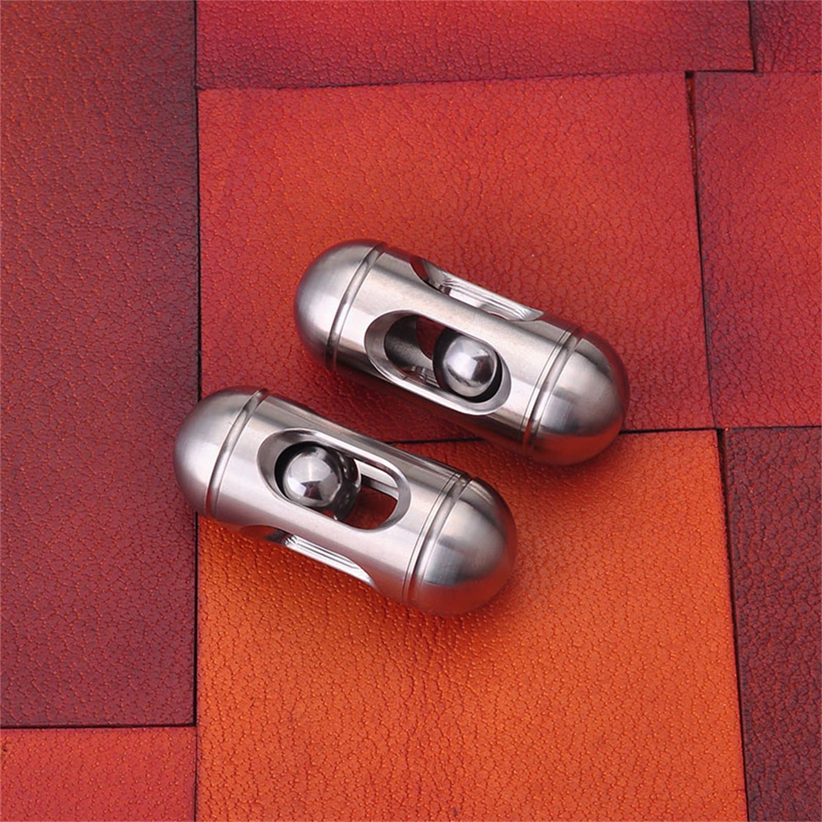 Amazon | Fidget Toy Mini円筒形ステンレス鋼金属大人EDC フィジェット