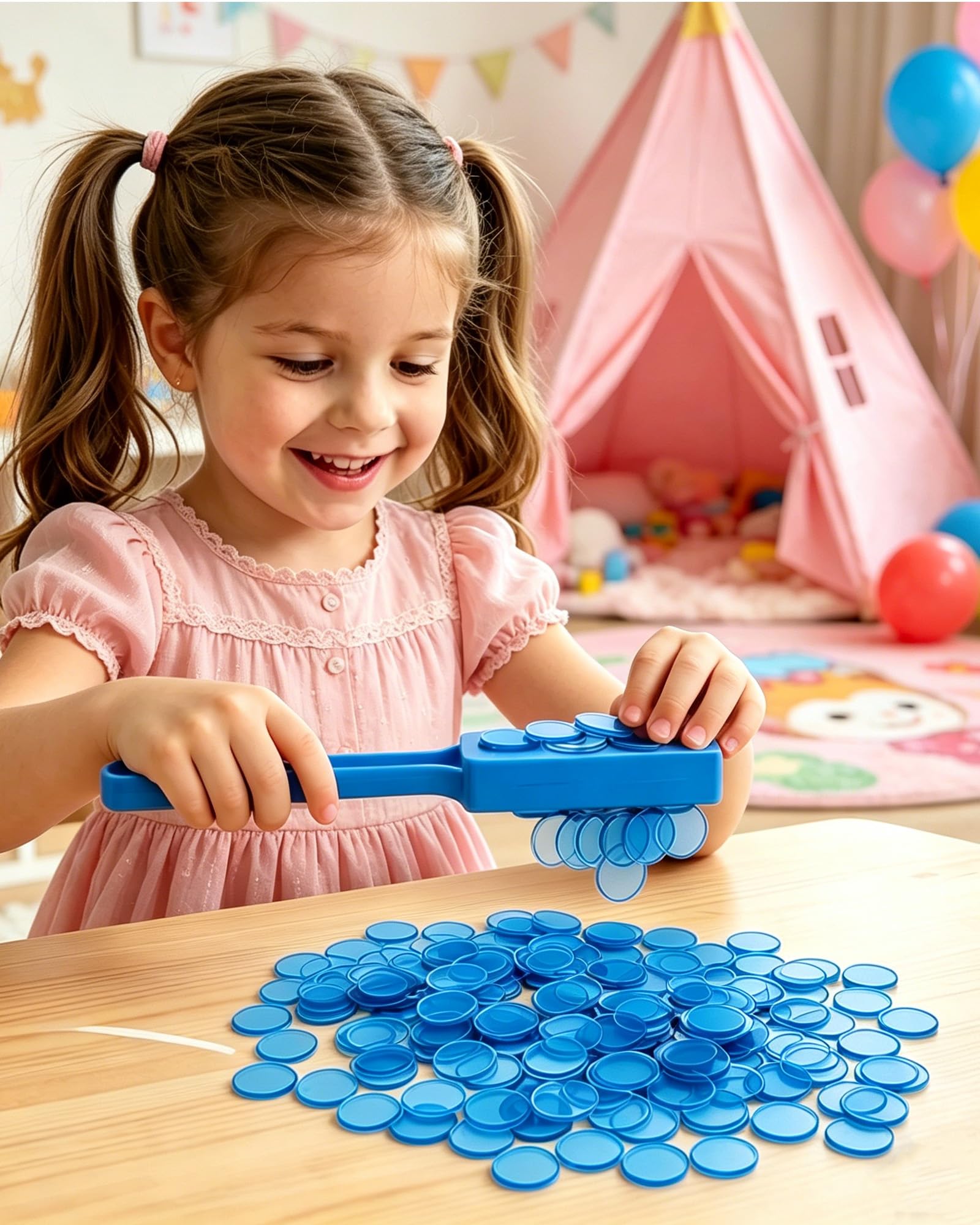 Kit Bingo Magnétique Ceeyoll – Bâton Aimanté + Jetons 17 Mm – Jeu éducatif Et Accessoire De Fête