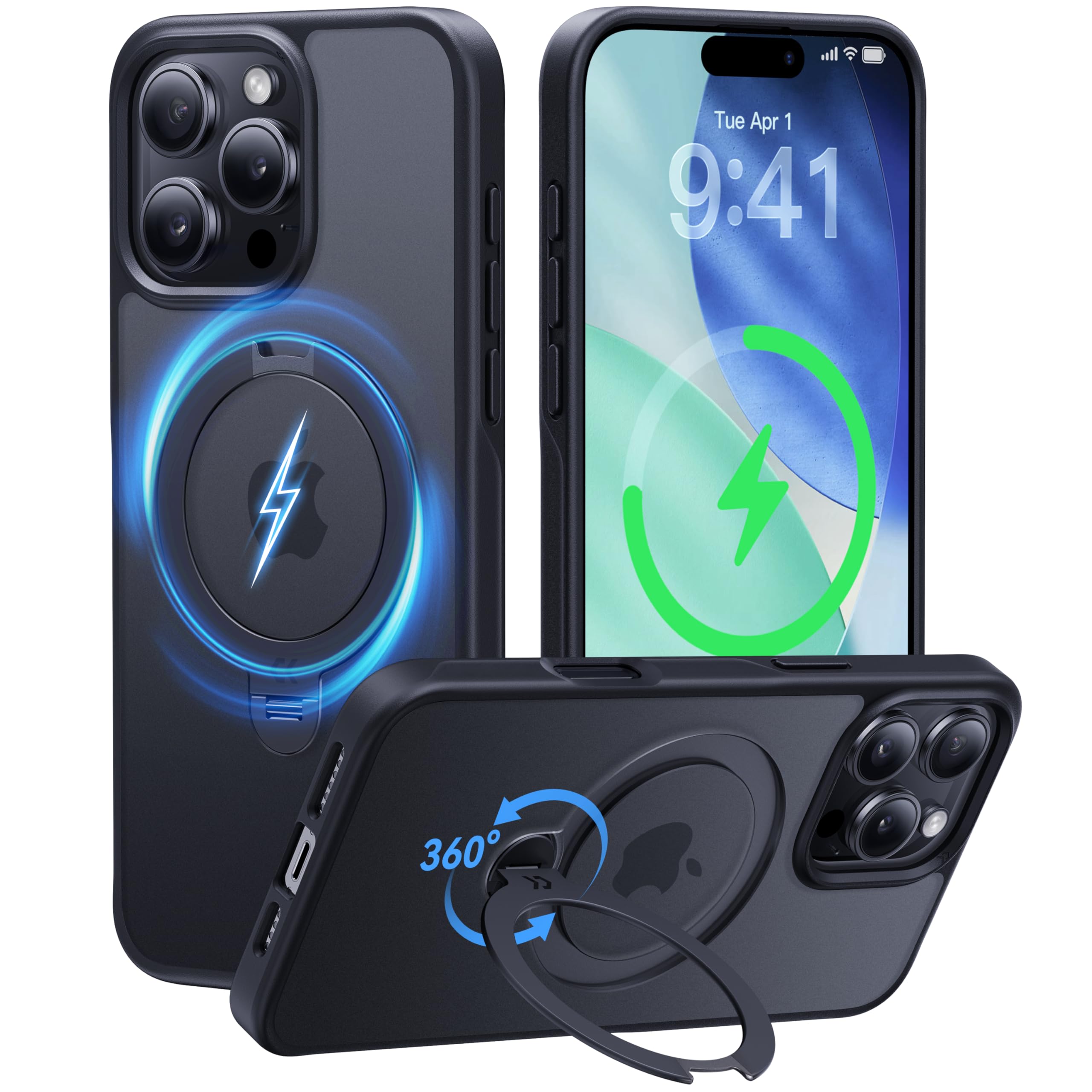 Amazon.com: CASEKOO Patented 360 Spin Magnetic Stand for iPhone 16