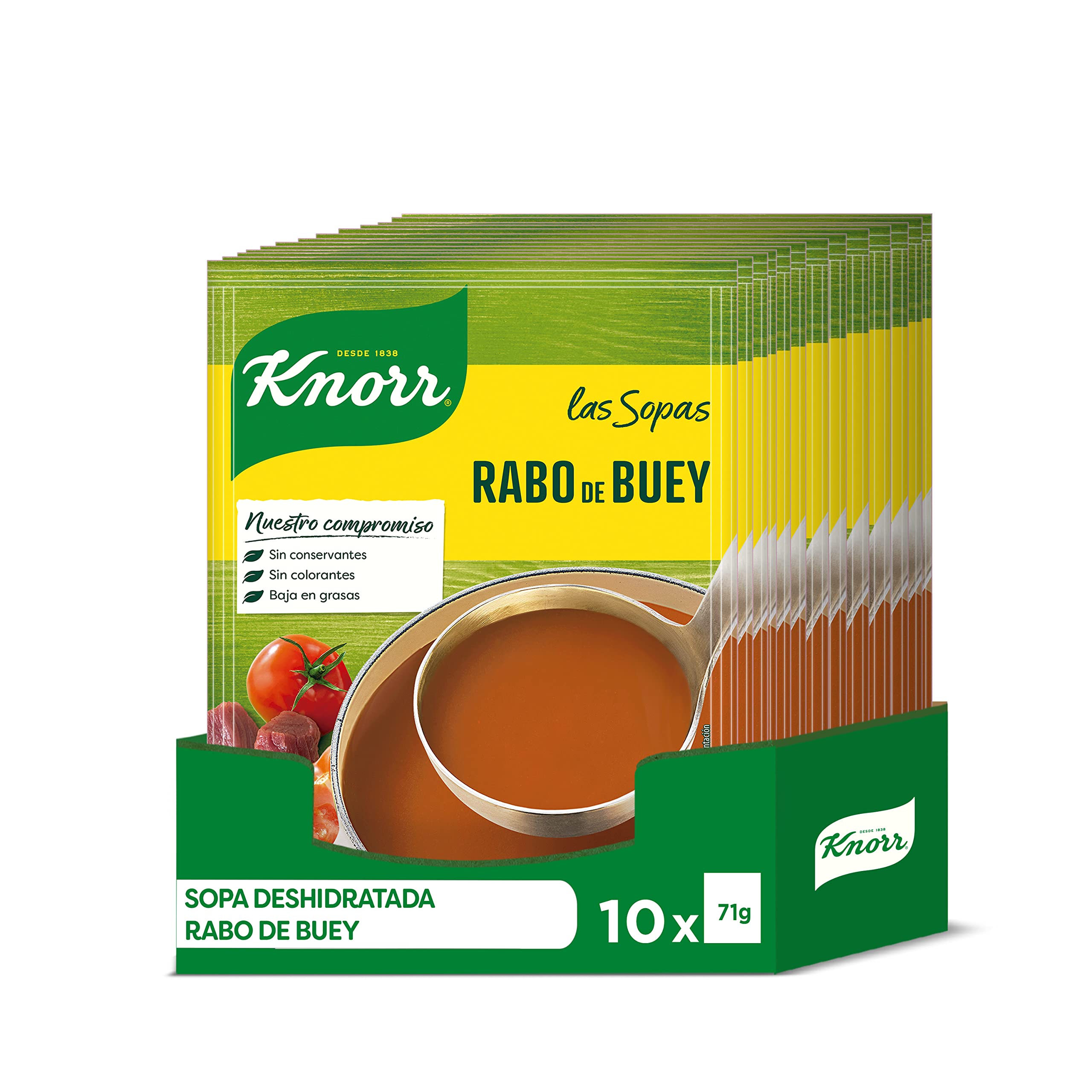 Knorr Sopa Rabo de Buey 71g - Pack de 10 - 1