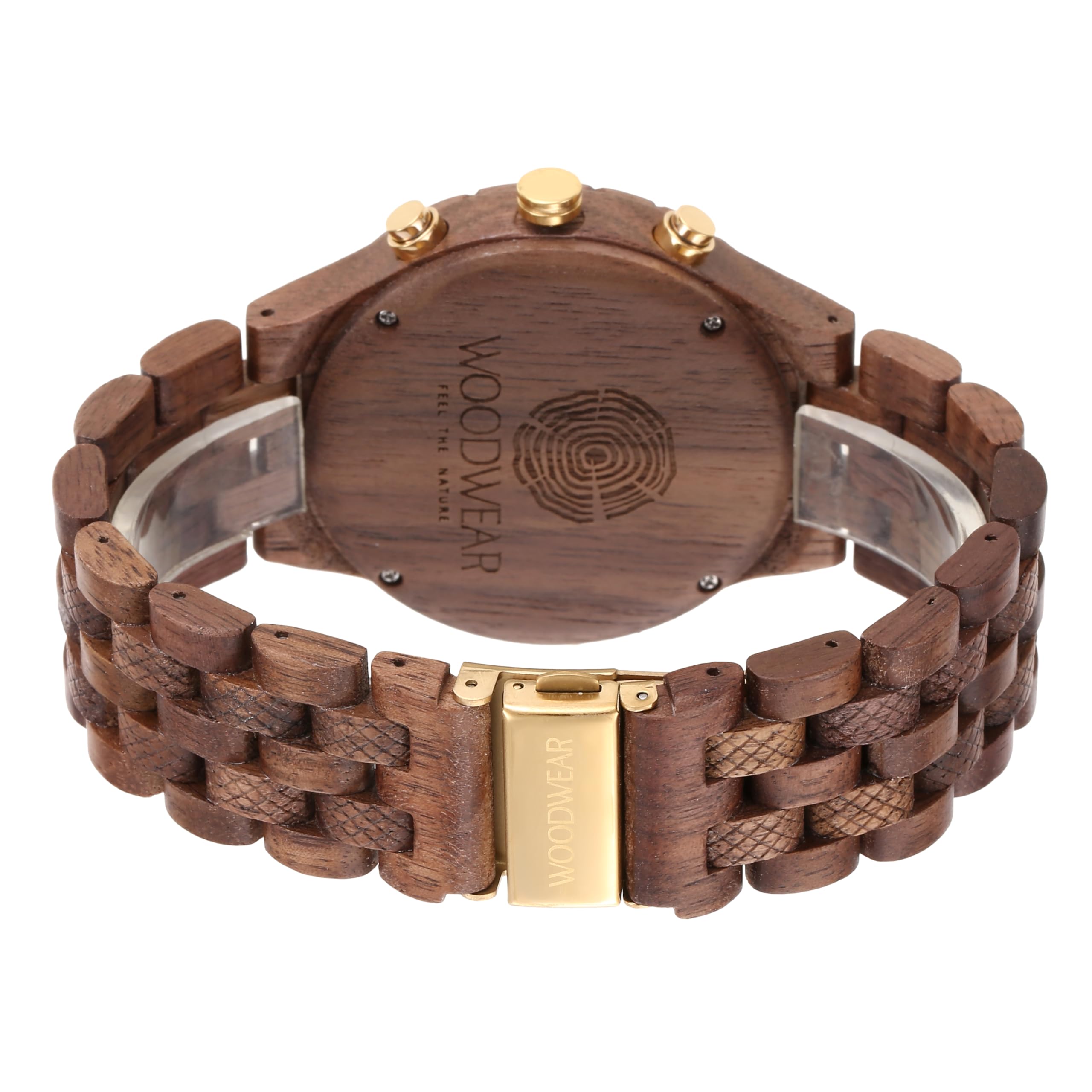 woodwear Orologio da uomo in legno, colore blu notte