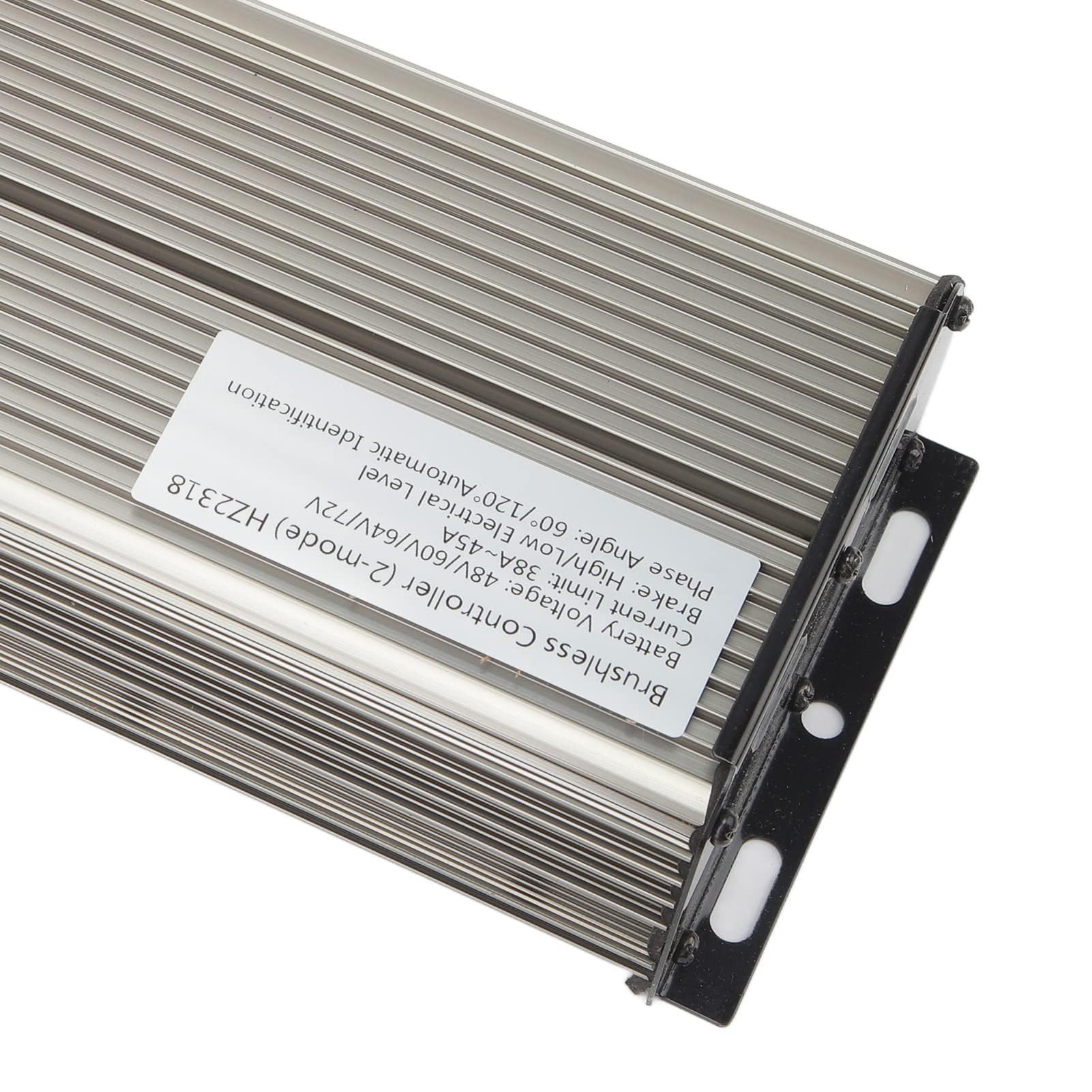 Controlador de Bicicleta Eléctrica, 48V 60V 64V 72V 2000W Controlador de Motor sin Escobillas de Bicicleta Eléctrica de Aleación de Aluminio de 18 Tubos para Scooter de Bicicleta