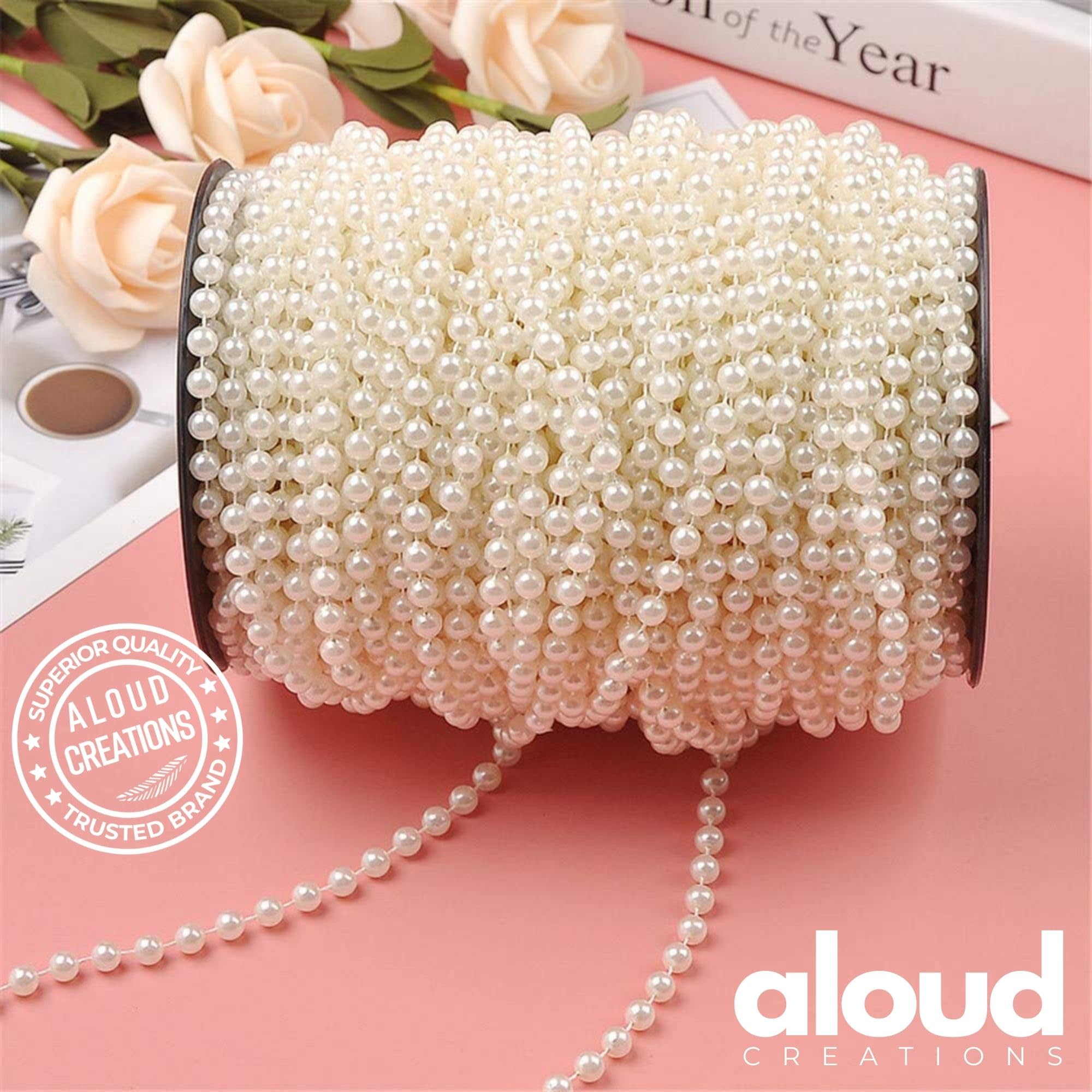 Pearl Strings for Decoration - 5M Moti Mala -3