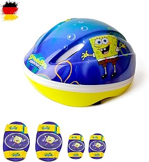 SPONGEBOB 3-częściowy zestaw ochraniaczy na kolana, łyżworolki, deskorolki, deskorolki, deskorolki, deskorolki, waveboard w oryginalnym designie