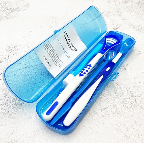 Miniatura 2 de HRASY Kit portátil de cuidado bucal de ortodoncia para aparatos ortopédicos cepillo interdental cera dental hilo dental kit de limpieza de cepillo