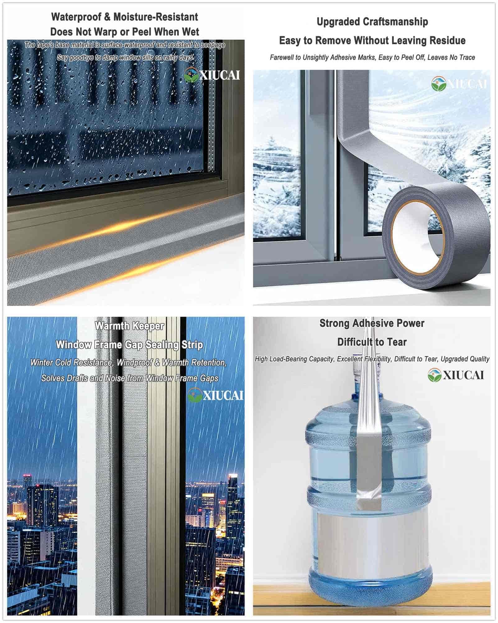 4 Rotoli di Nastro Sigillante per Bordo Lavello, Benda Autoadesiva Impermeabile, Sigillante Senza Residui per Cucina e Bagno, Riempitivo per Fessure Idrorepellente,Bianca,W 7cm x L 20m