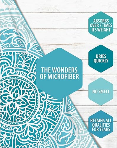 Vista 26 de VENTURE 4TH Toalla de playa de microfibra: secado rápido, compacta, sin arena, absorbente, a prueba de arena y ligera, perfecta para camping, playa