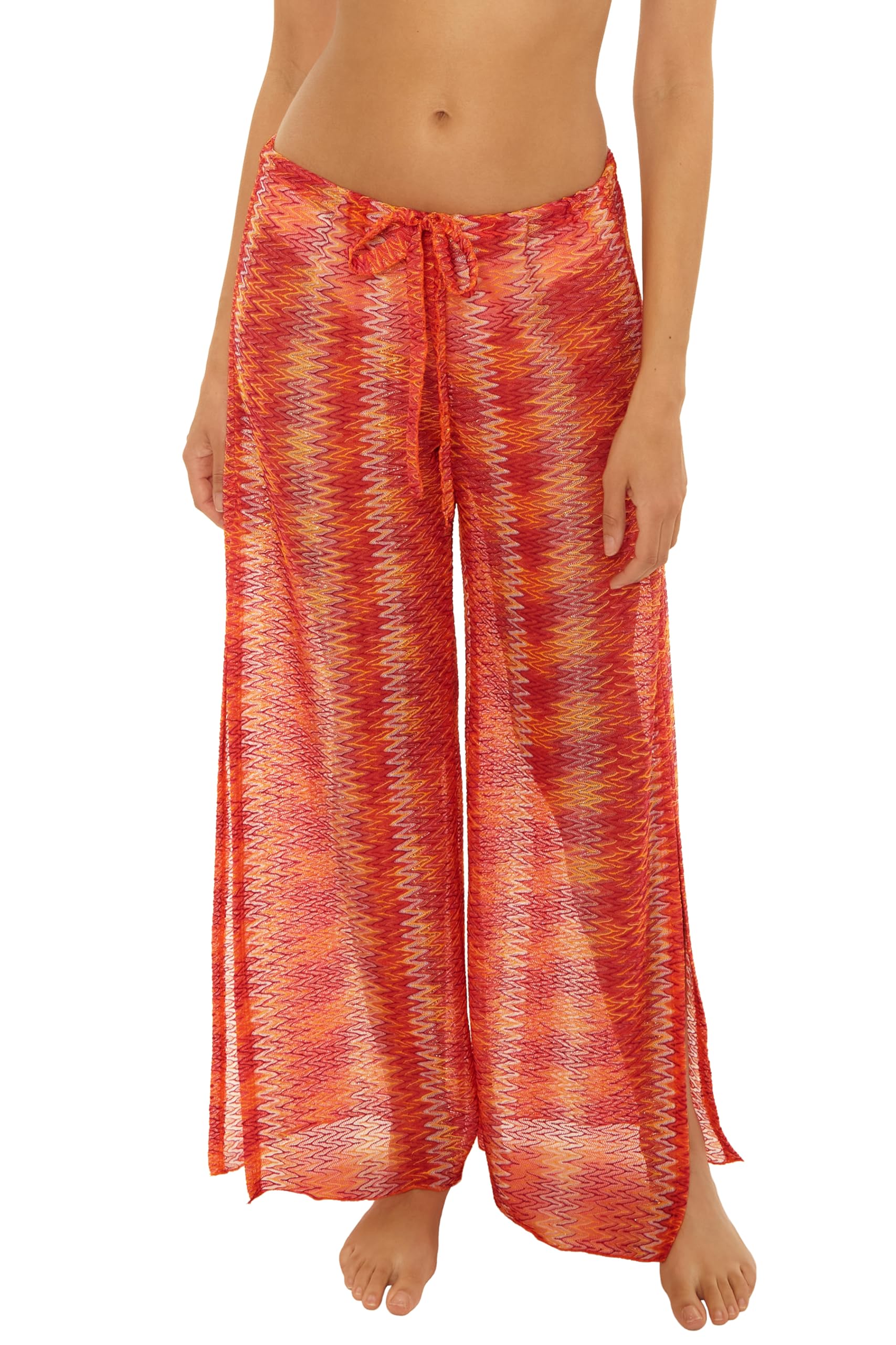 BECCA womens Cancun Pants Casual Split Leg Beach Cover Ups for Women