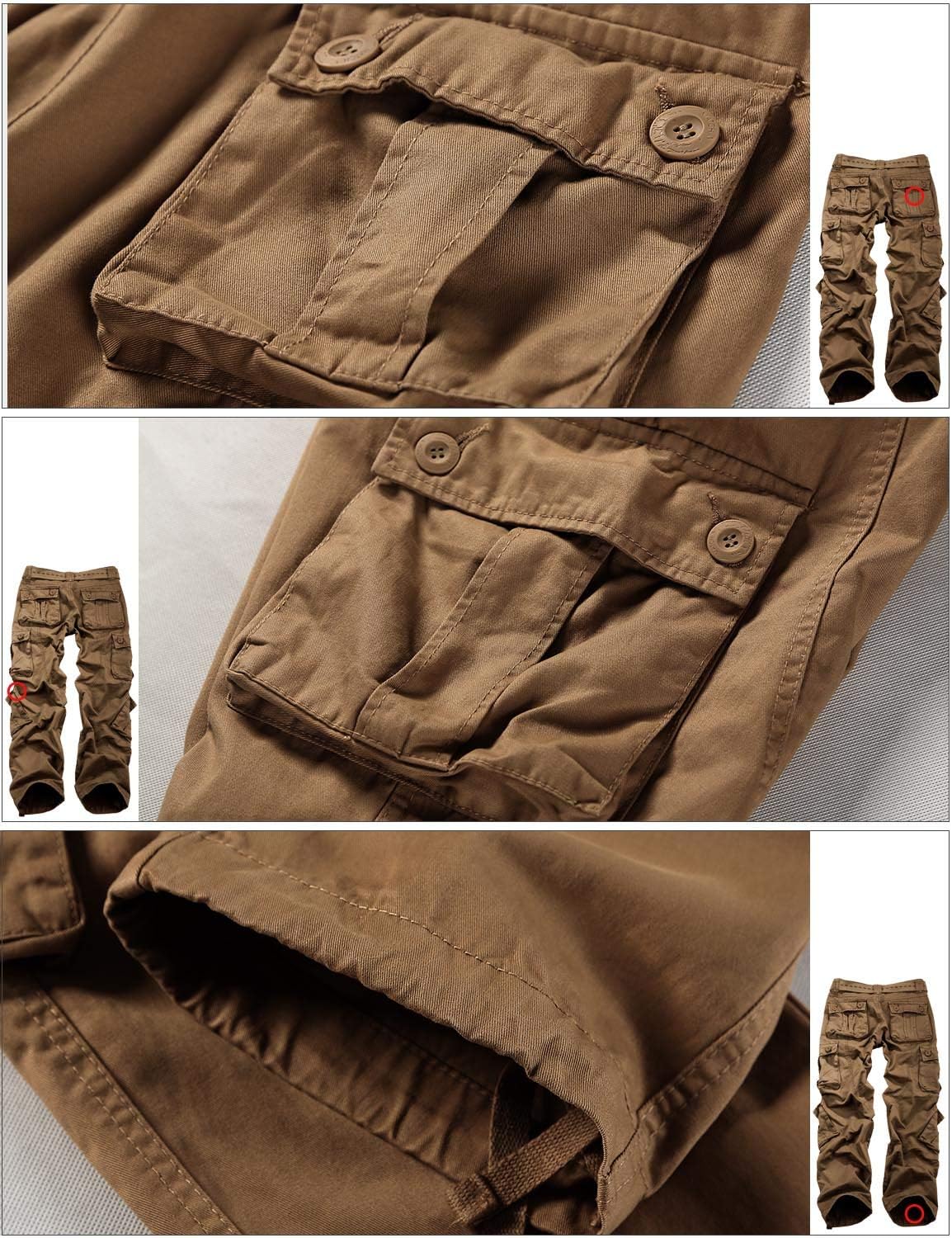 Match Men's Wild Cargo Pants 40 6064 Khaki