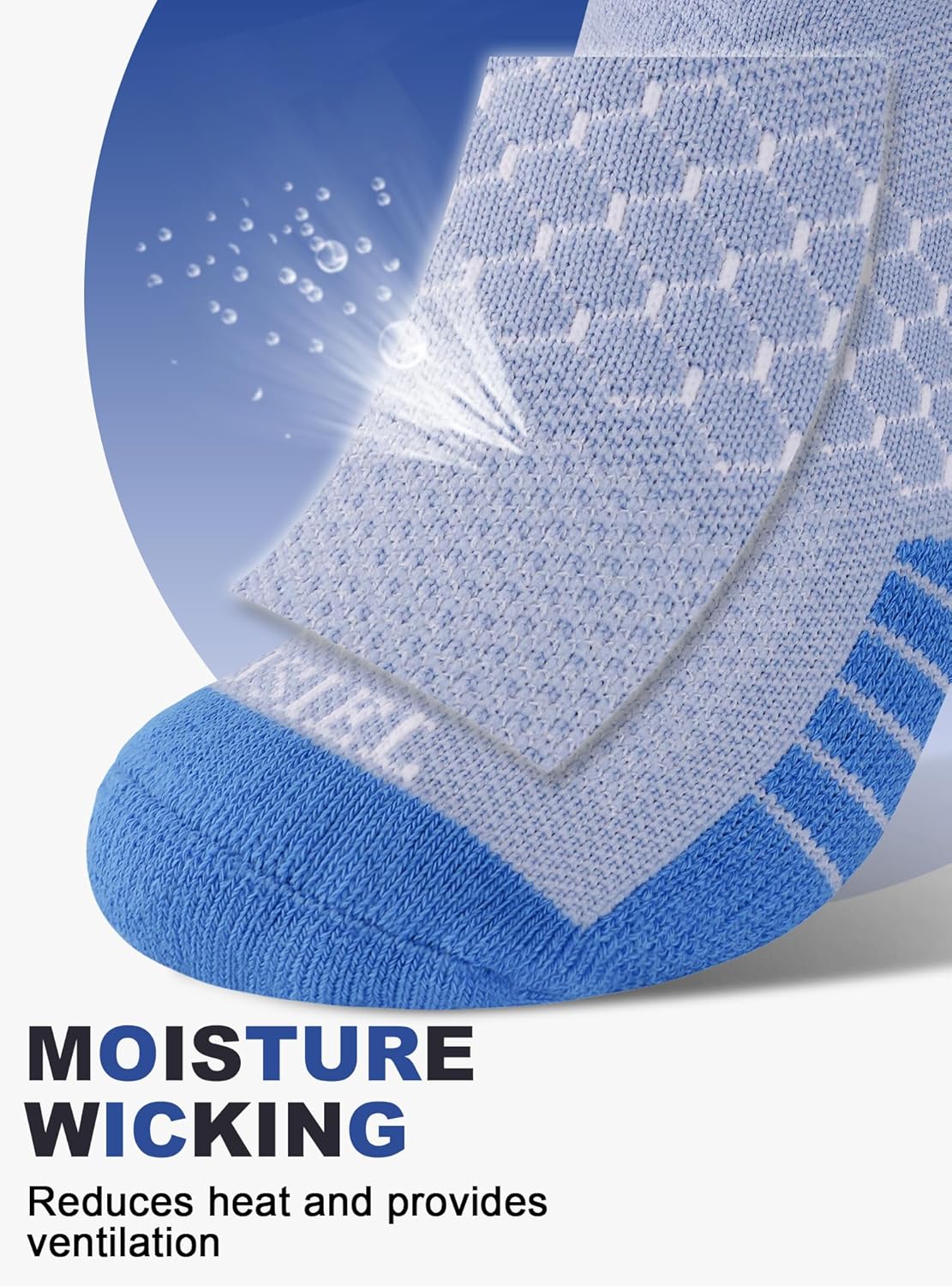 Trusiel Women Ankle Compression Athletic Running Socks No Show Low Cut 5 Pairs - Image 4