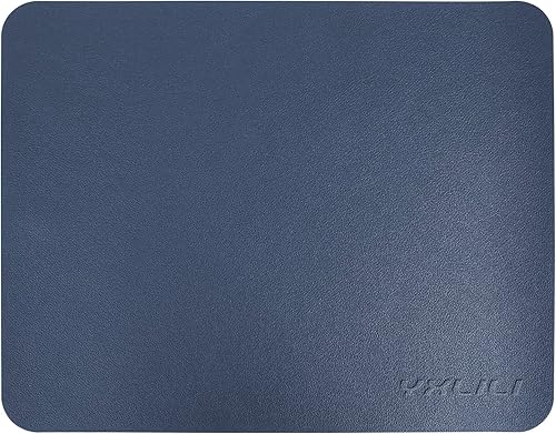Miniatura 1 de YXLILI Alfombrilla para mouse, antideslizante, de piel sintética, impermeable, ultra suave, con borde cosido, alfombrilla de mouse para computadora,