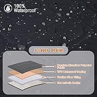 Vista 5 de VANSOFY Fundas 100% Impermeables para Silla Reclinable, Funda para Silla Reclinable Antideslizante para Perros, Funda Protectora para Muebles