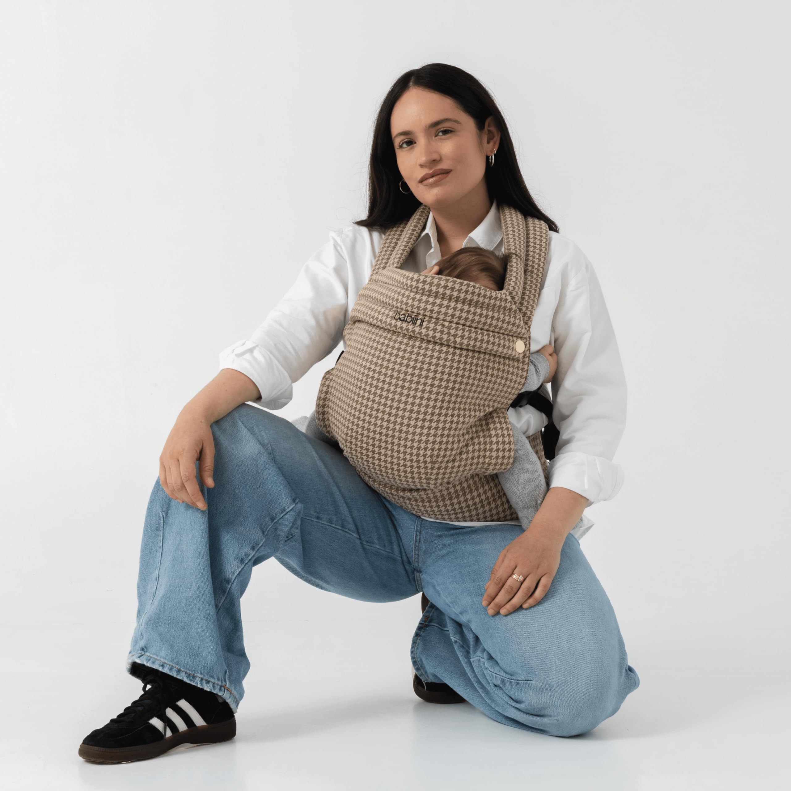 Mochila Portabebés Ergonómica Unisex, Babero Extraíble Hipoalergénico, Soporte Cómodo para Bebés de 3.2kg a 16kg - Lavable a Máquina, Transpirable, Múltiples Posiciones de Porteo