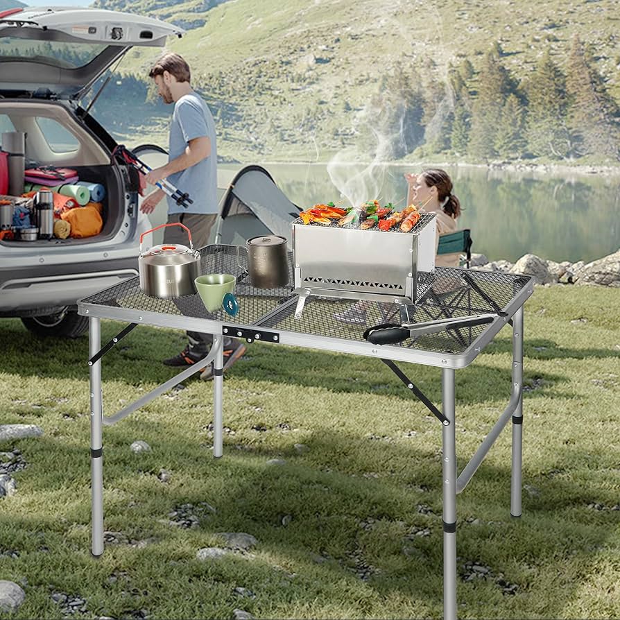 Amazon.com: RedSwing Portable Grill Table for Outside