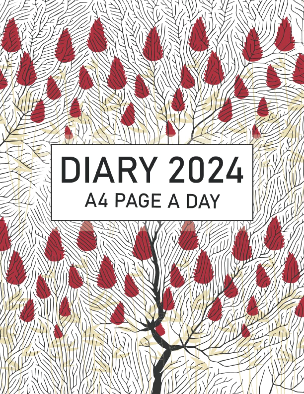 Buy 2024 Diary A4 Page A Day One Page Per Day to View Planner from