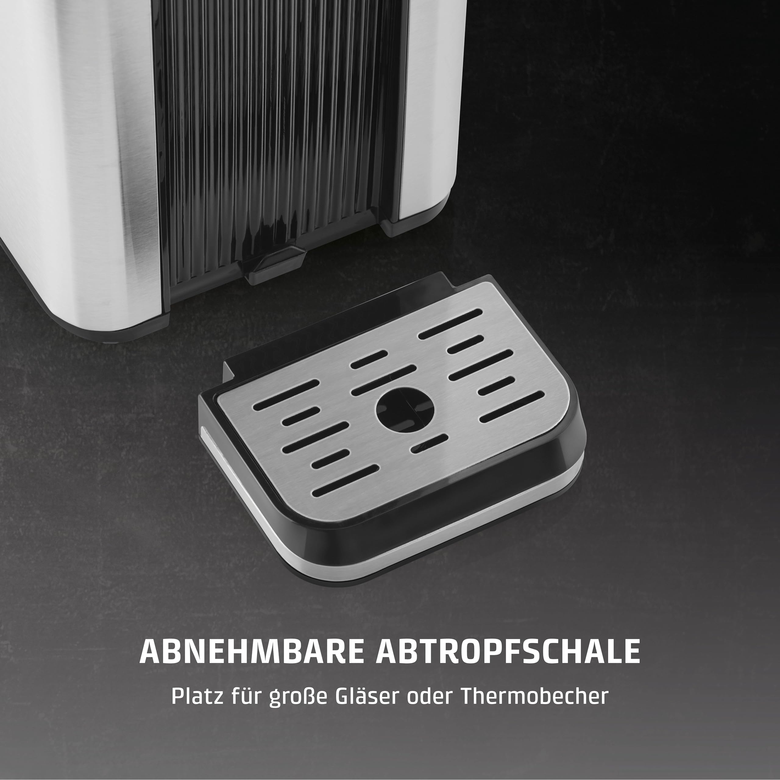 Caso HW 620 Turbo-Heißwasserspender: 2600W, 13 Temp.-Einstellungen (40-100°C), 7 Mengenausgaben, 2,5L Tank, Energiesparend, Babyfunktion, Edelstahl, Wasserfilter, Entkalkungserinnerung