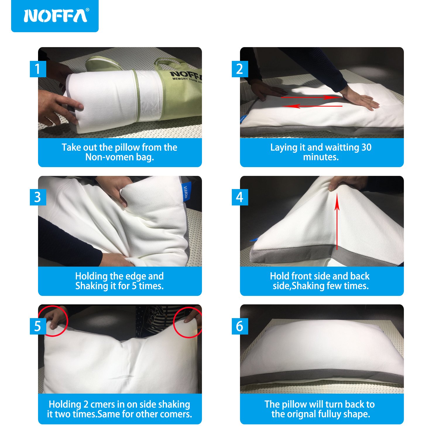 noffa memory foam pillow