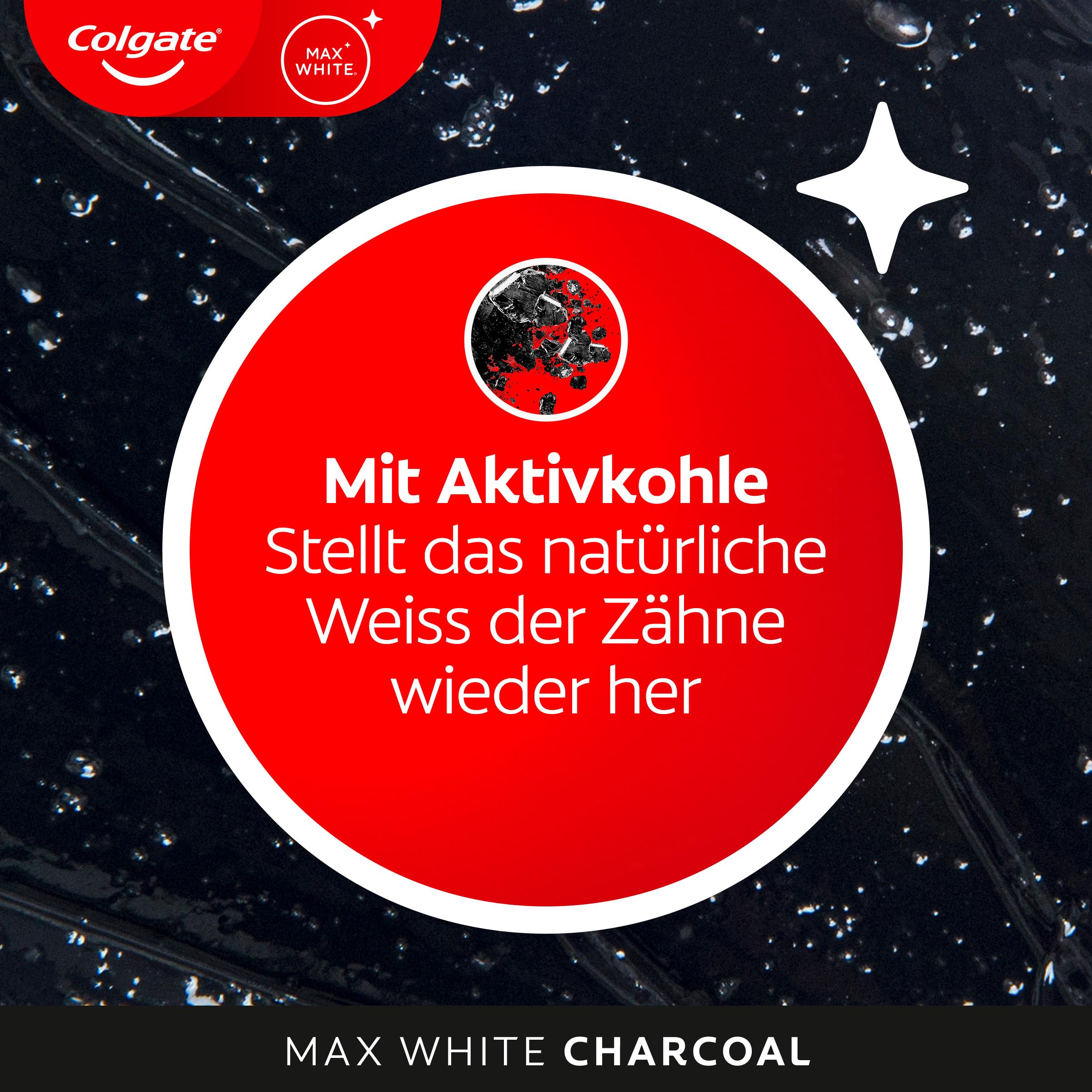 Colgate Max White Charcoal Toothpaste 75ml