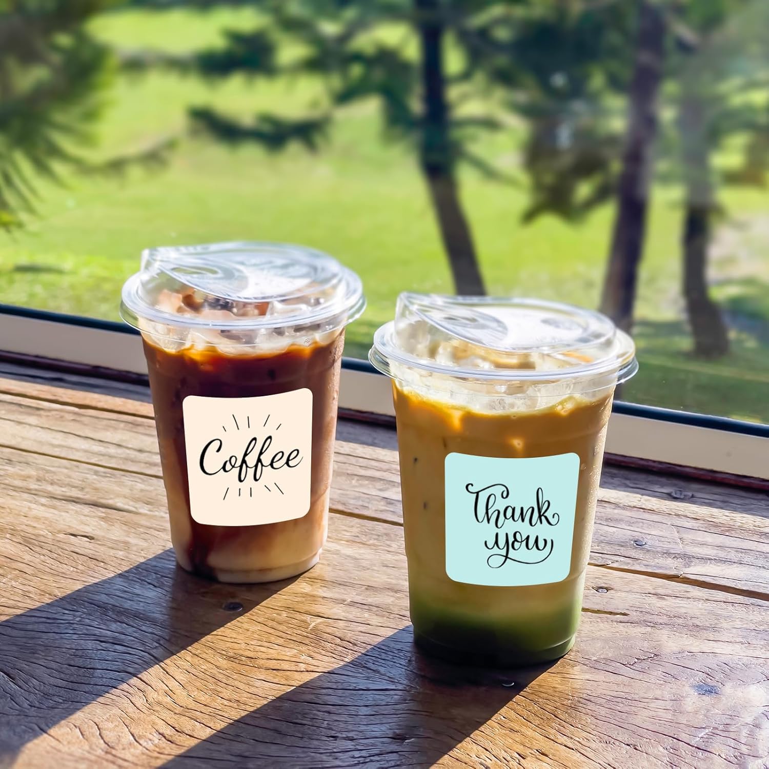 Square Thermal Labels Stickers 2" x 2", Self-Adhesive Waterproof Square Direct Thermal Labels Stickers, Perforation Line Design- 300 Sheets/Multicolor - Image 5