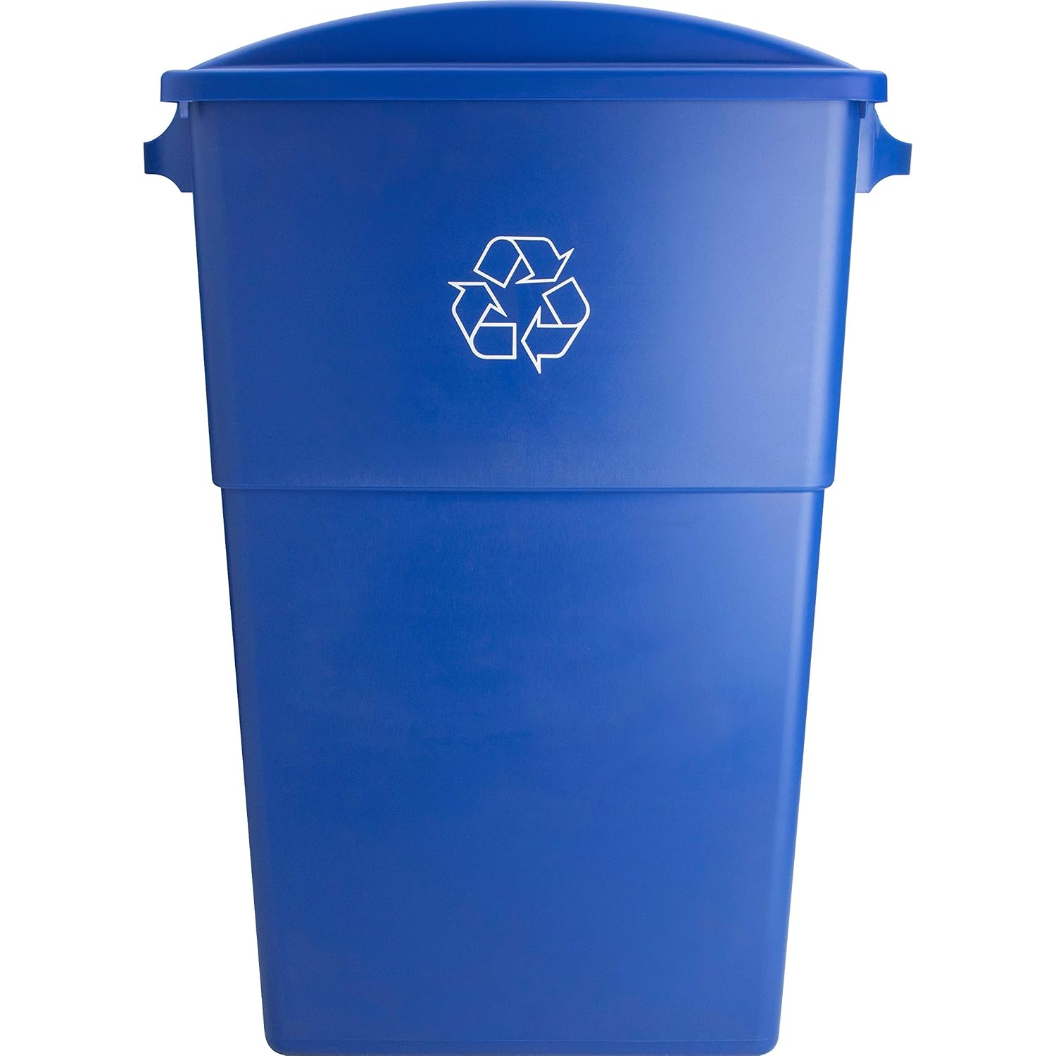 Genuine Joe GJO57258 Recycling Rectangular Container, 23 Gallon Capacity, 22-1/2" Width x 30" Height x 11" Depth, Blue