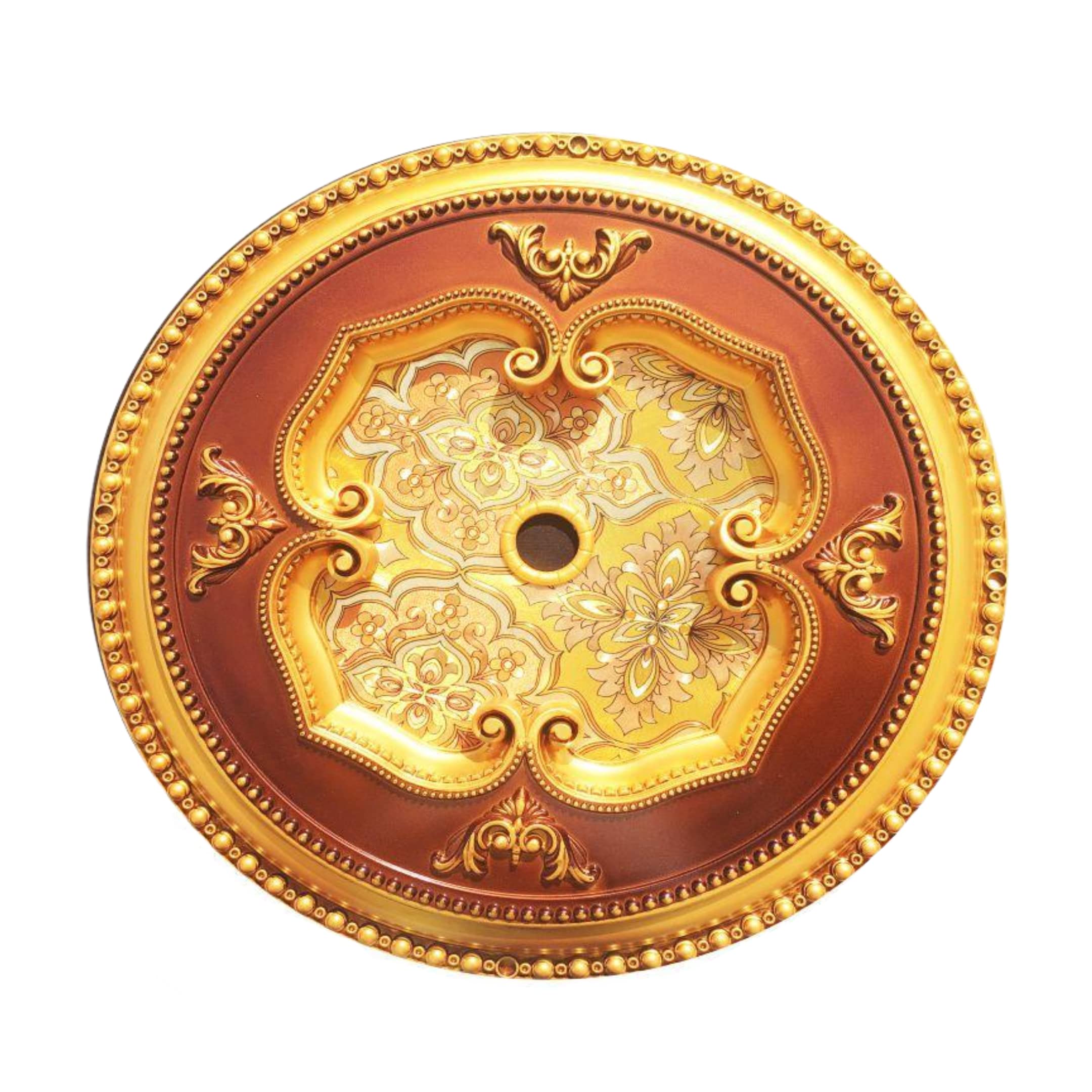 UNIDUS Acoustics Decorative Wall and Ceiling Dome Panels | 2x2 ft Circular Shape | Coffee Color