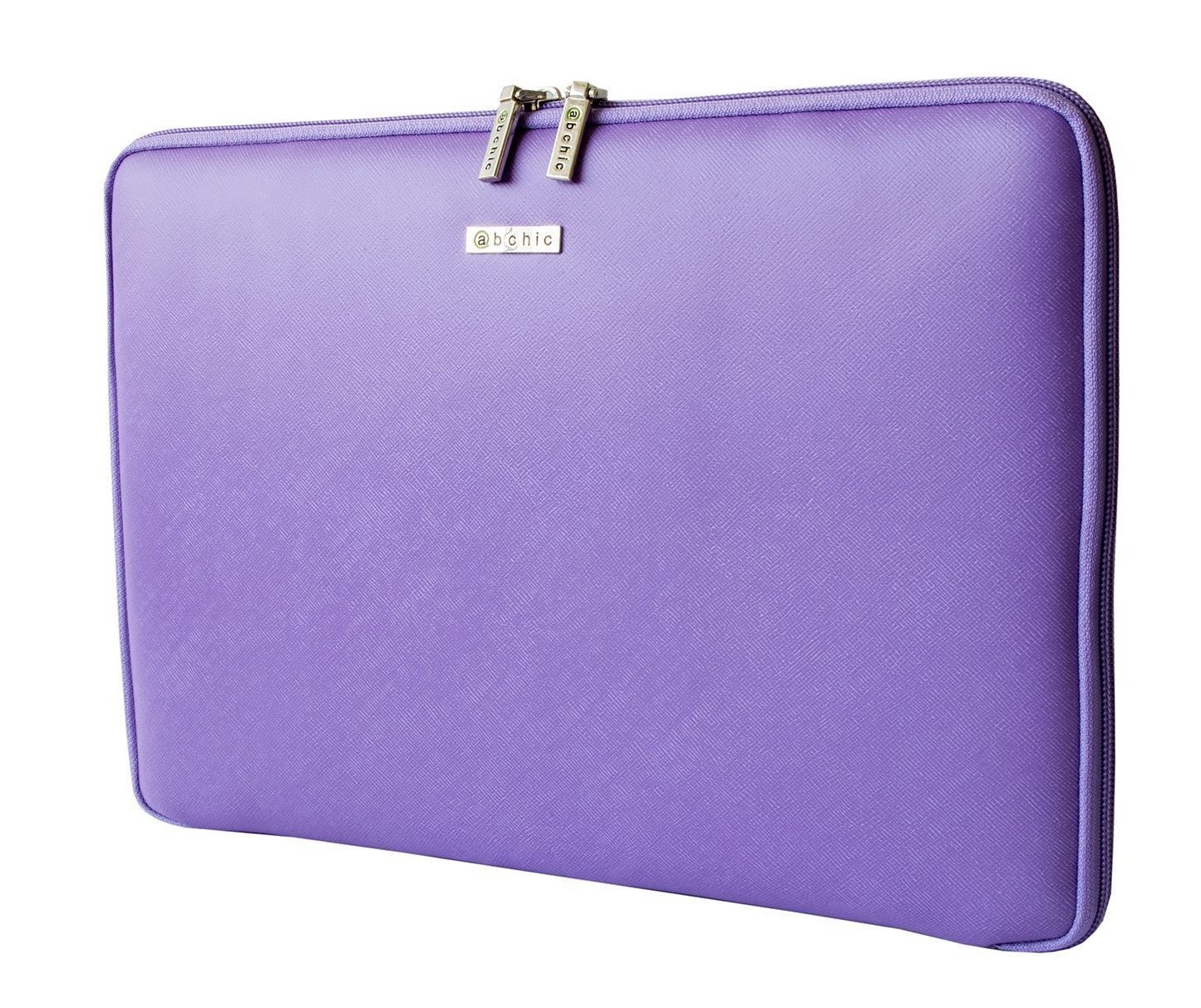 AbchicSlim Light Purple Saffiano Sleeve Case for Apple Mac Book Air 11"