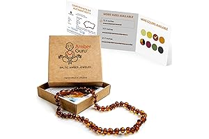 Amber Guru's Authentic Baltic Amber Necklace for Baby Boys
