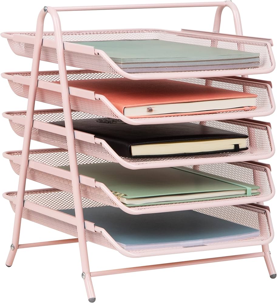 Amazon.com: Mind Reader 5-Tier Paper Tray Organizer, Vertical Amazon.com: Mind Reader 5-Tier Paper Tray Organizer, Vertical