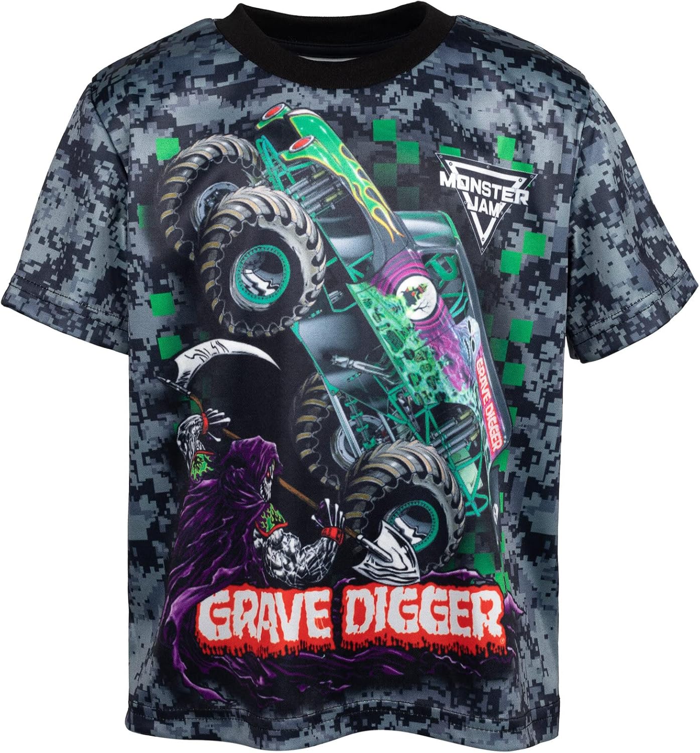 Monster Jam 3 Pack T-Shirts Toddler to Big Kid Grave Digger El Toro Loco Megalodon - Image 5
