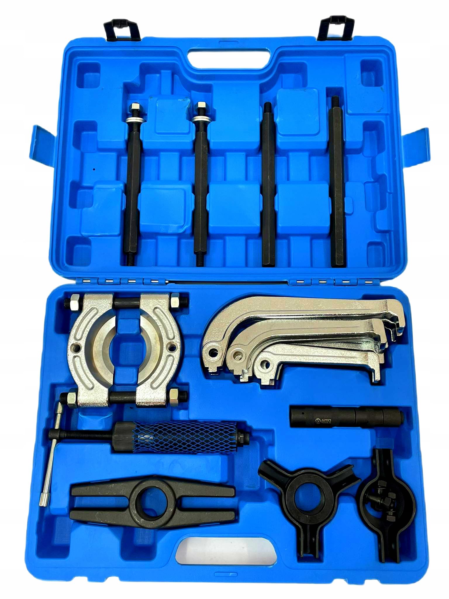 AMD TOOLS Juego de extractores de rodamientos hidráulicos, 25 piezas, EXPRESOR HIDRÁULICO 10t
