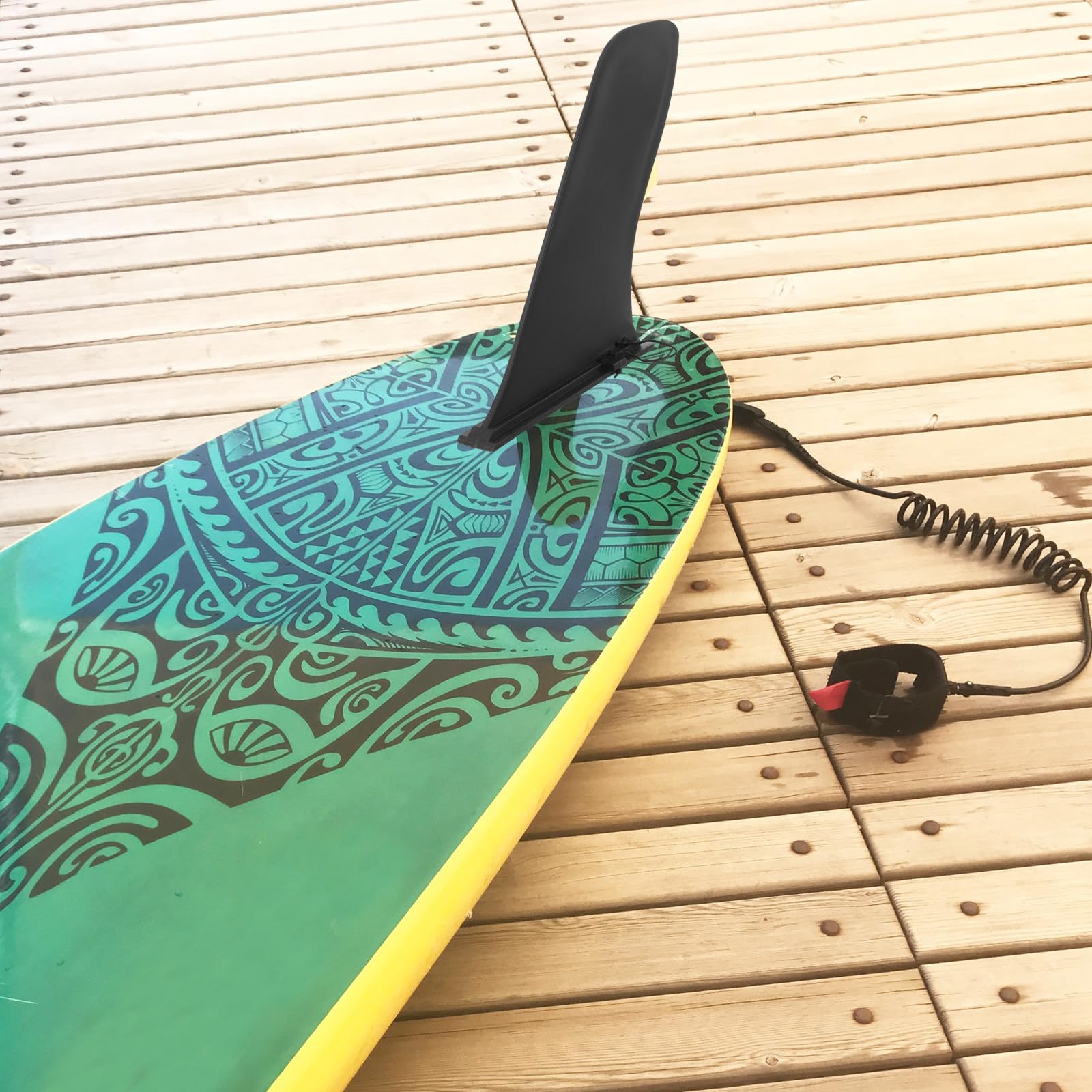 Aileron de Paddleboard Détachable en Nylon Robuste, 1 Pièce, Diviseur d'eau pour Planche de Surf Gonflable, Stabilisateur de Queue Réglable pour Stand Up Paddle et Surf Nautique