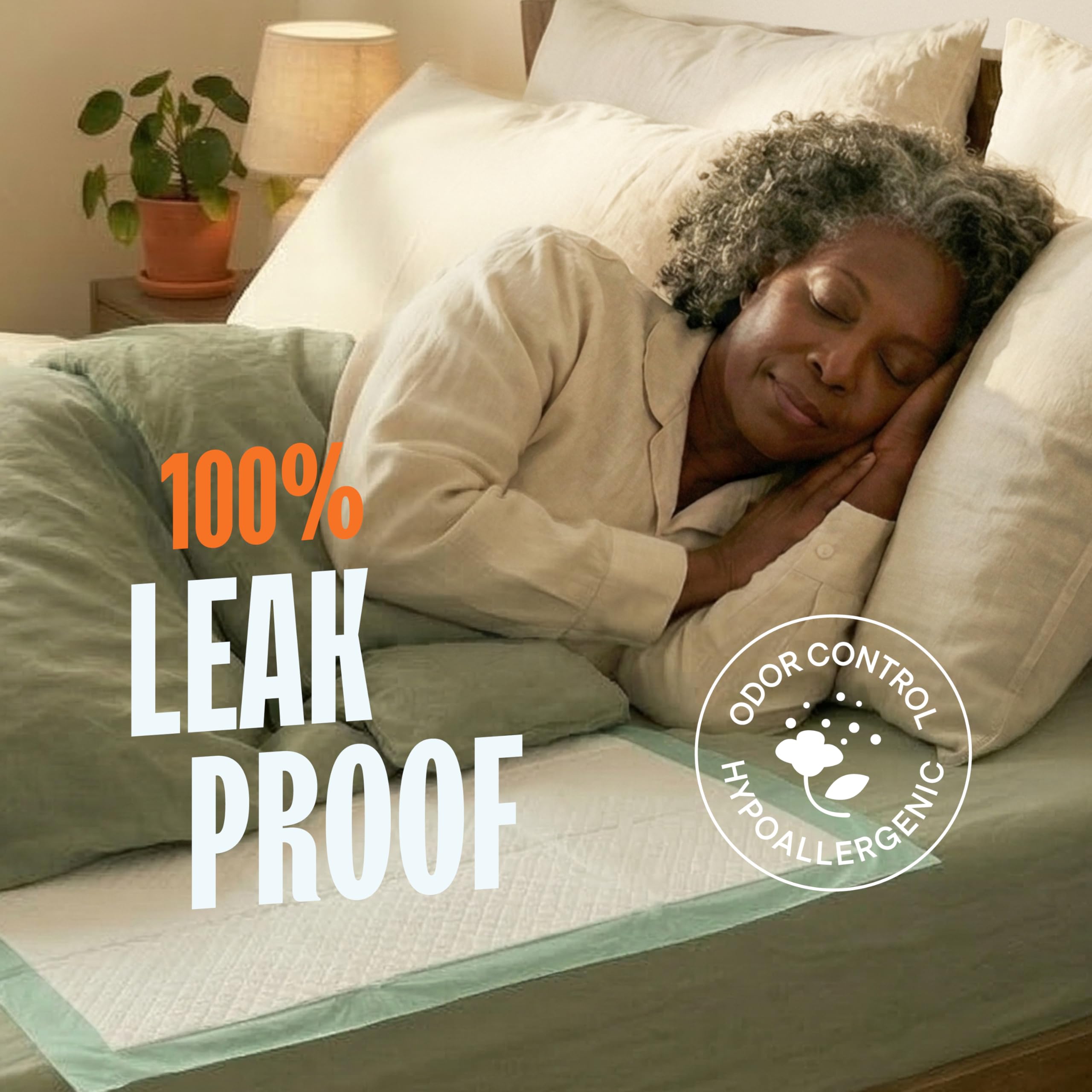 Chucks Pads desechables [50 unidades] Almohadillas para incontinencia de 23 x 36 pulgadas, almohadillas protectoras absorbentes de pelusa, almohadillas para orina para bebés, niños, adultos y ancianos