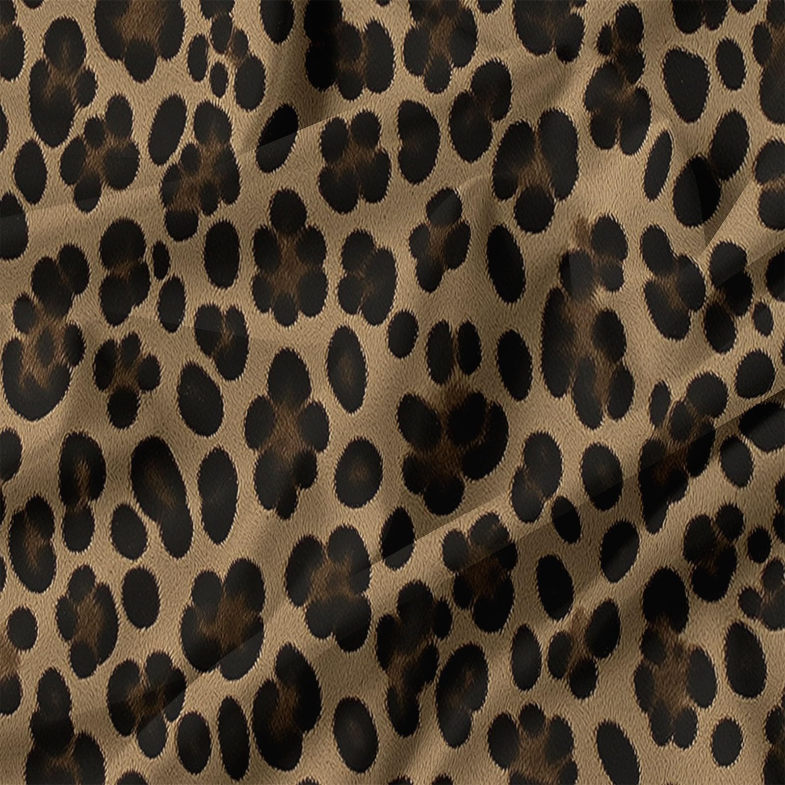 CozyRest Juego de Fundas Nórdicas Suave 3 Piezas para Cama 90 - Leopardo Guepardo Marrón Patrón Funda Edredón Poliéster Algodón 150 x 200 cm + 2 Funda de Almohada 50x75, Patrón Moderna de Estampado