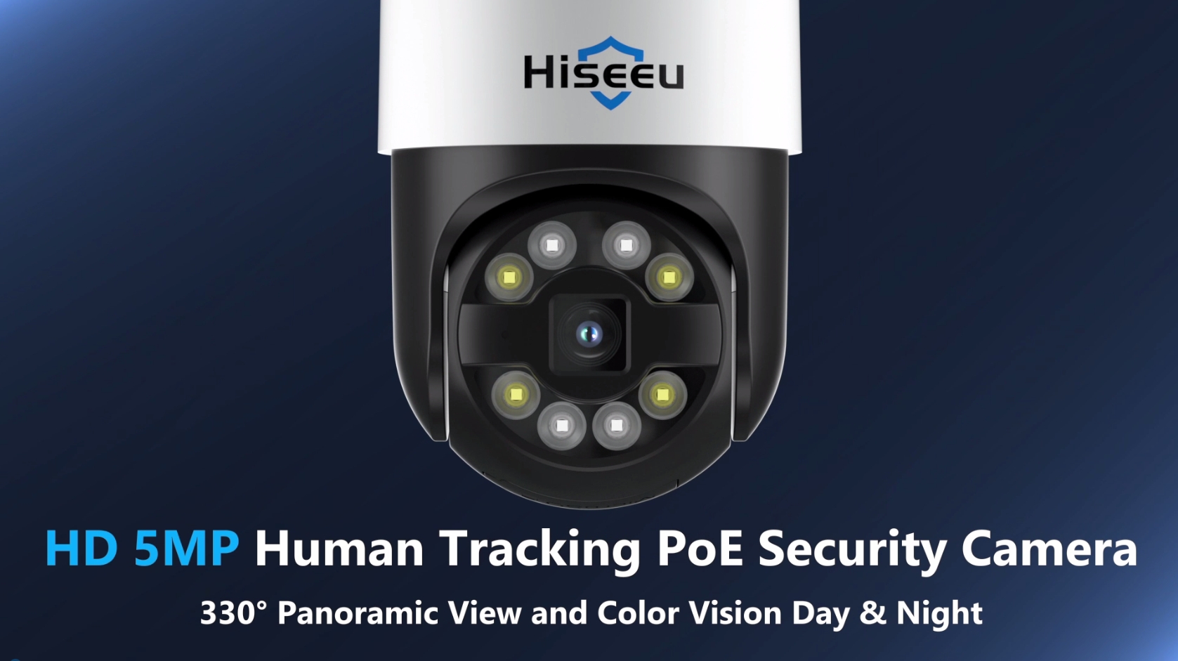 Amazon.com : [300°Pan 90°Tilt+Human Tracking] Hiseeu 4K PoE PTZ