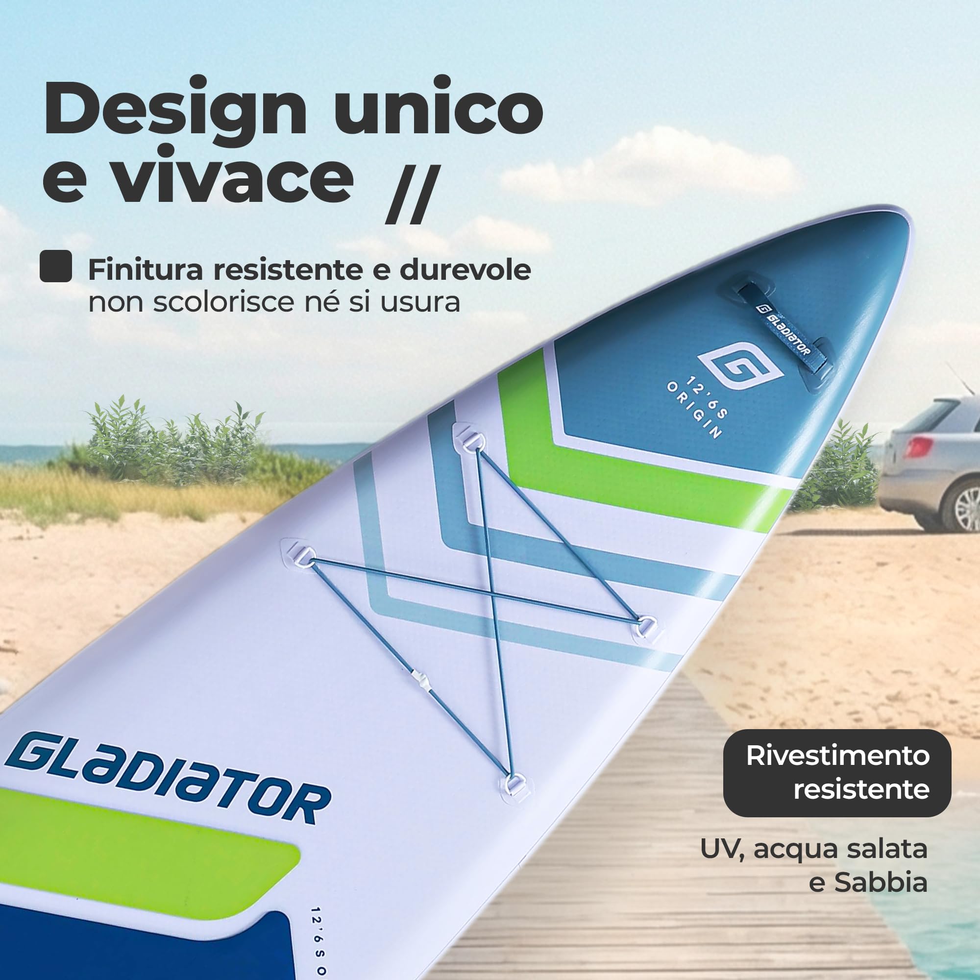 ORIGIN Tavola SUP gonfiabile High-End 329-384 cm | 26 PSI
