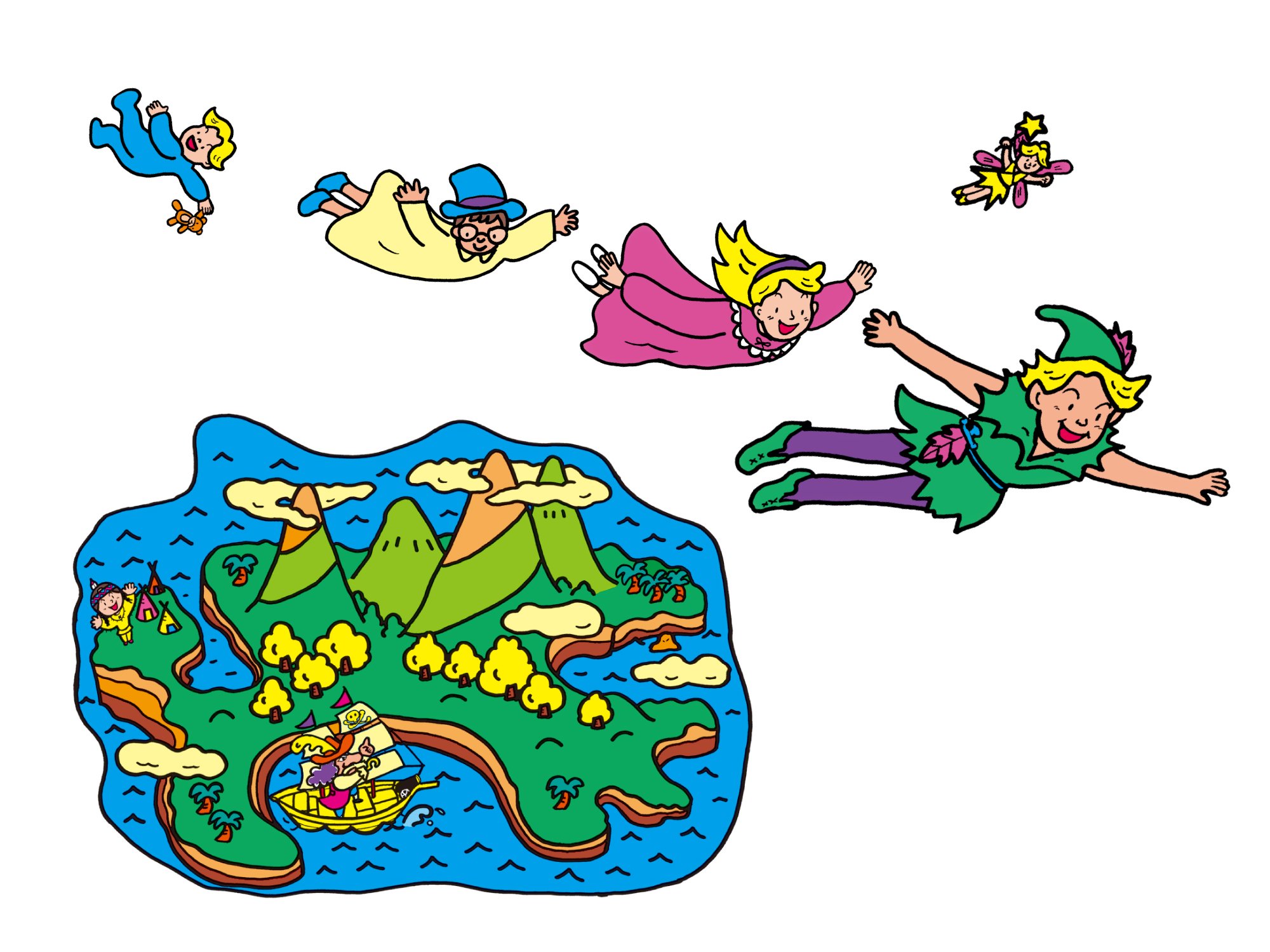 Amazon.co.jp: 【アイ企画】 ピーターパン 【蛍光カラーパネルシアター