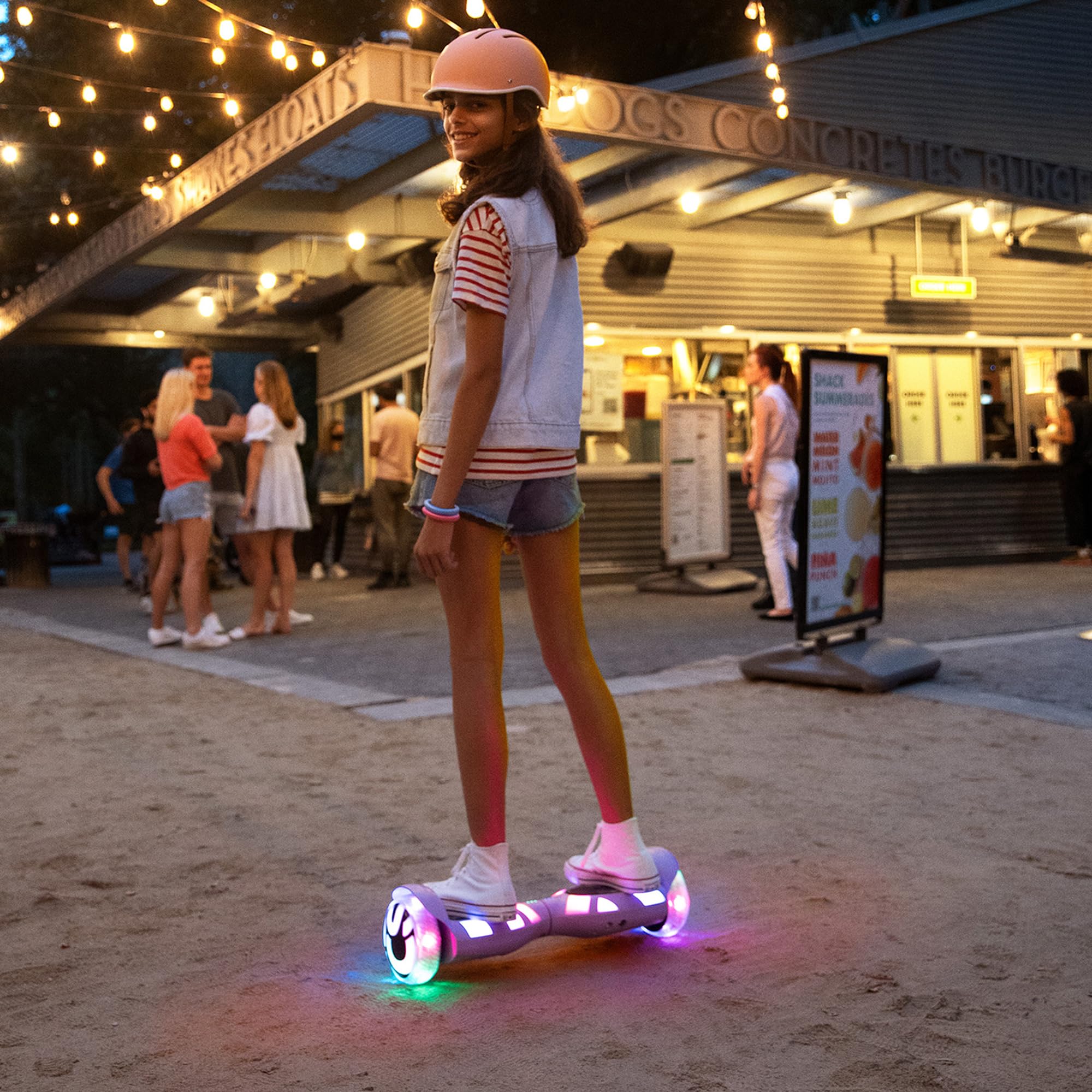 Jetson All Terrain Hoverboard with LED Lights, LED Light-up Wheels, Self-Balancing Hoverboard with Active Balance Technology, Ages 12+