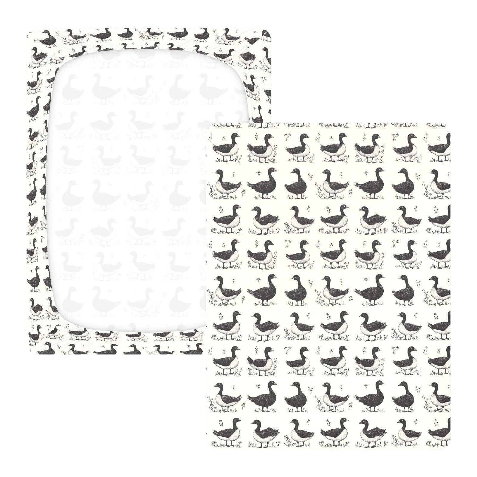 Babybettlaken für Jungen und Mädchen, weiche Babybettlaken, 71,1 x 132,1 cm, Grau