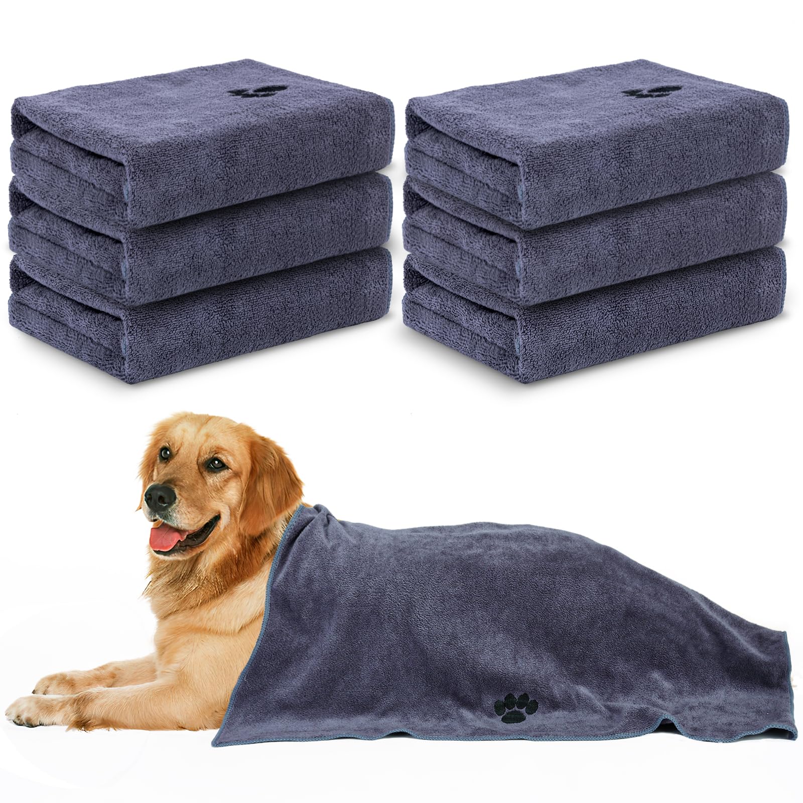 WOUSEDO Microfiber Dog Towels