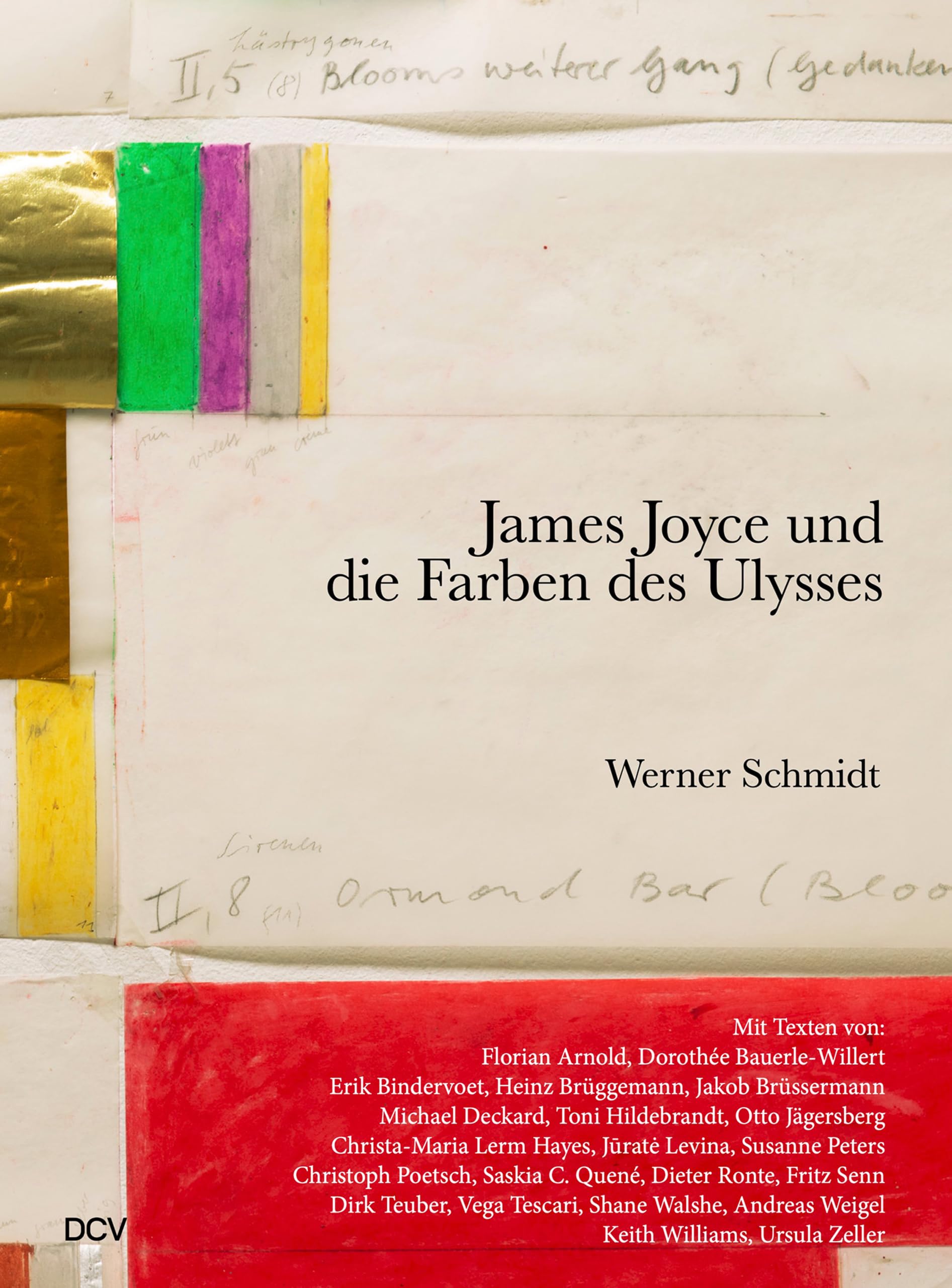Die Farben Des Ulysses Bei James Joyce livre d'art littéraire par Werner Schmidt reliure noble