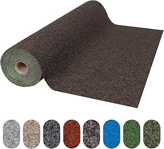 Wonder Colour Garden Matting, Lawn Carpet Balcony Rug, Durable and Weather Resistant Outdoor Matting, Lawn Turf Carpet, Balony Patio Matting (Choco, 100 x 250 cm)