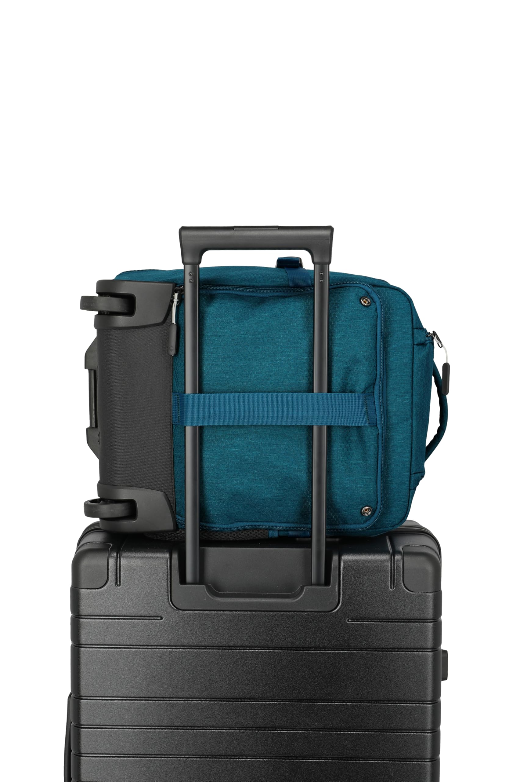 Travelite Kick OFF, kieszeń na laptopa o przekątnej ekranu 15,6", bagaż podręczny, plecak z kółkami i drążkami teleskopowymi, uniwersalny plecak podróżny, 30 x 40 x 20/23 cm, 24/28 l