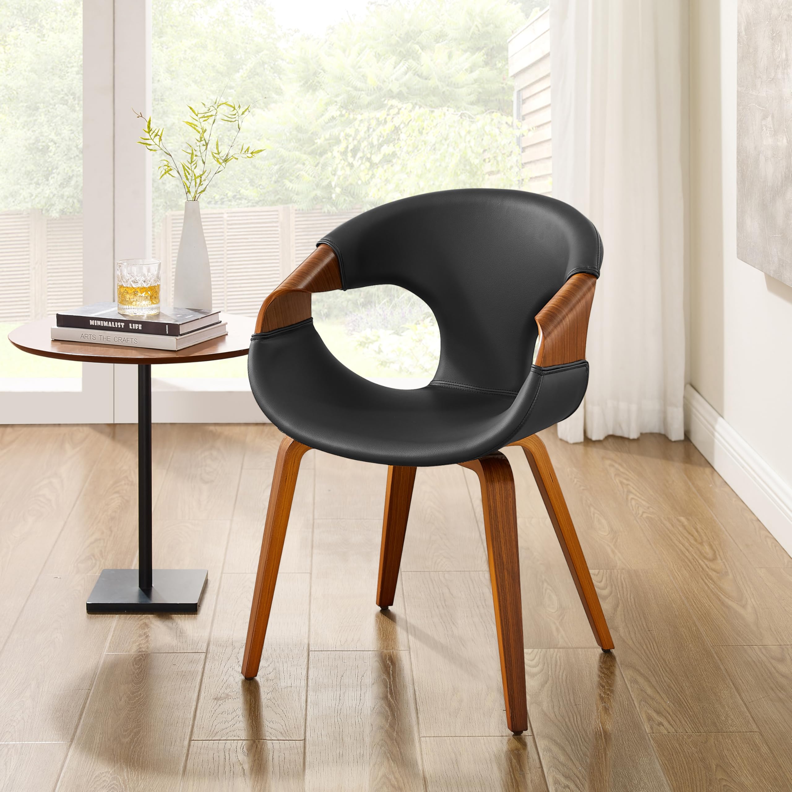 Amazon.com - Zouron Mid Century Modern Dining Chair, Faux Leather