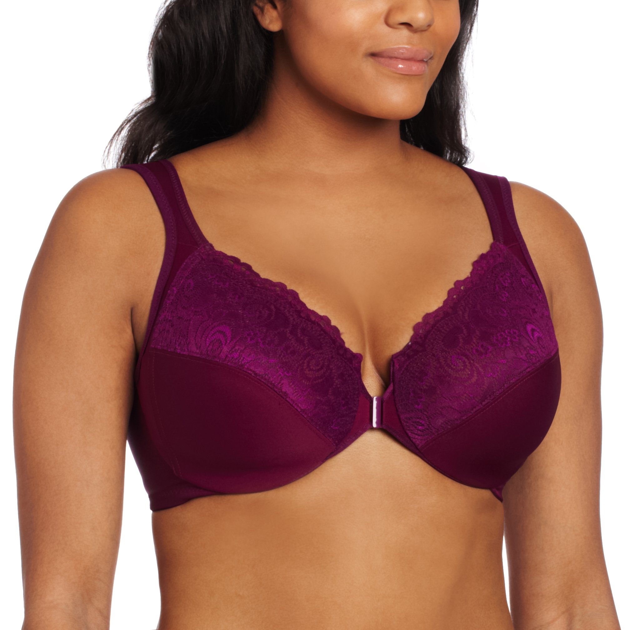 Glamorise Damen Wonderwire-Vorderverschluss BH