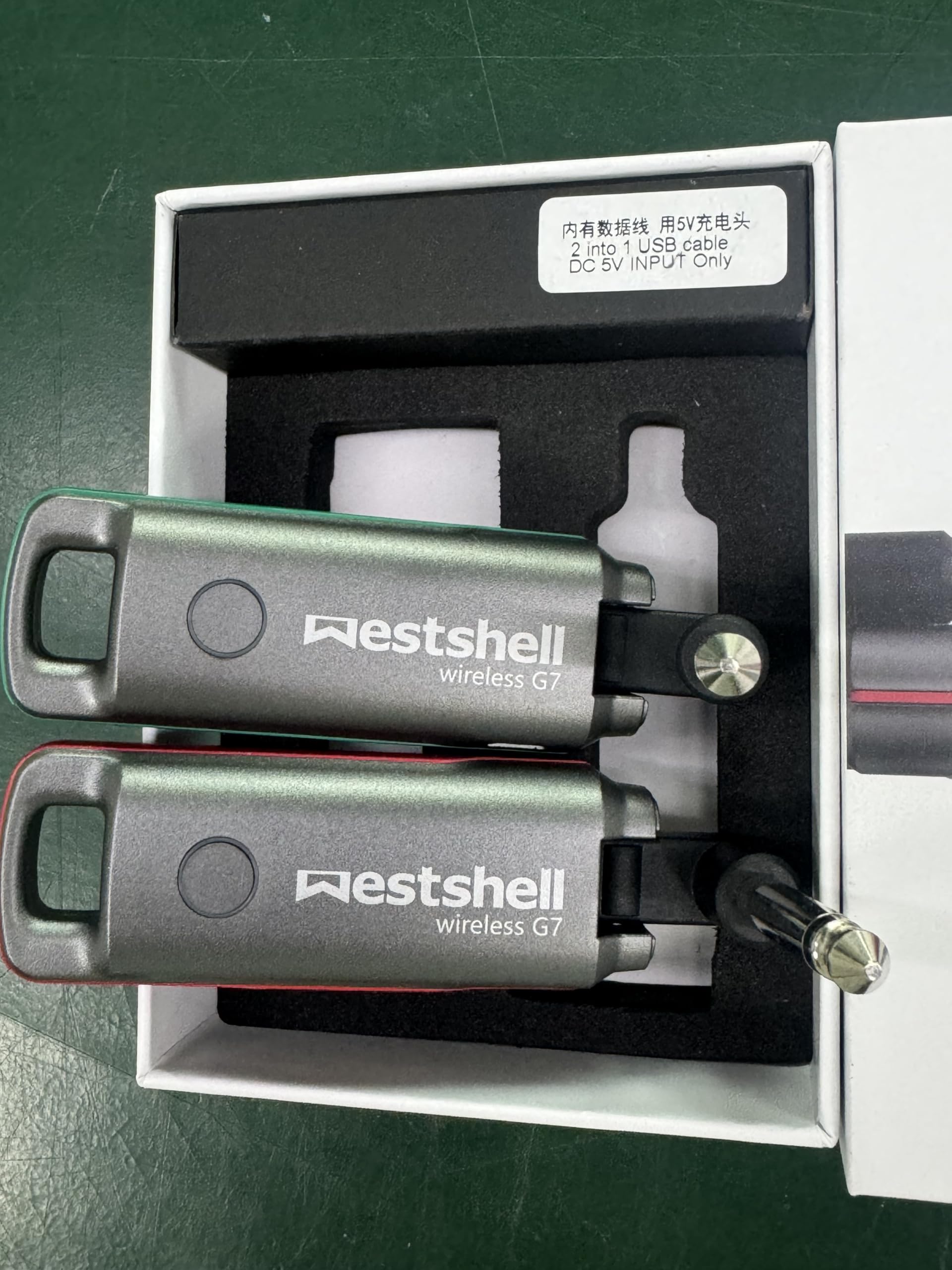 Système de guitare sans fil, 1 touche pour commuter la guitare, émetteur-récepteur pour instrument électronique, ampli de guitare, accessoires de guitare basse électrique acoustique (G7)