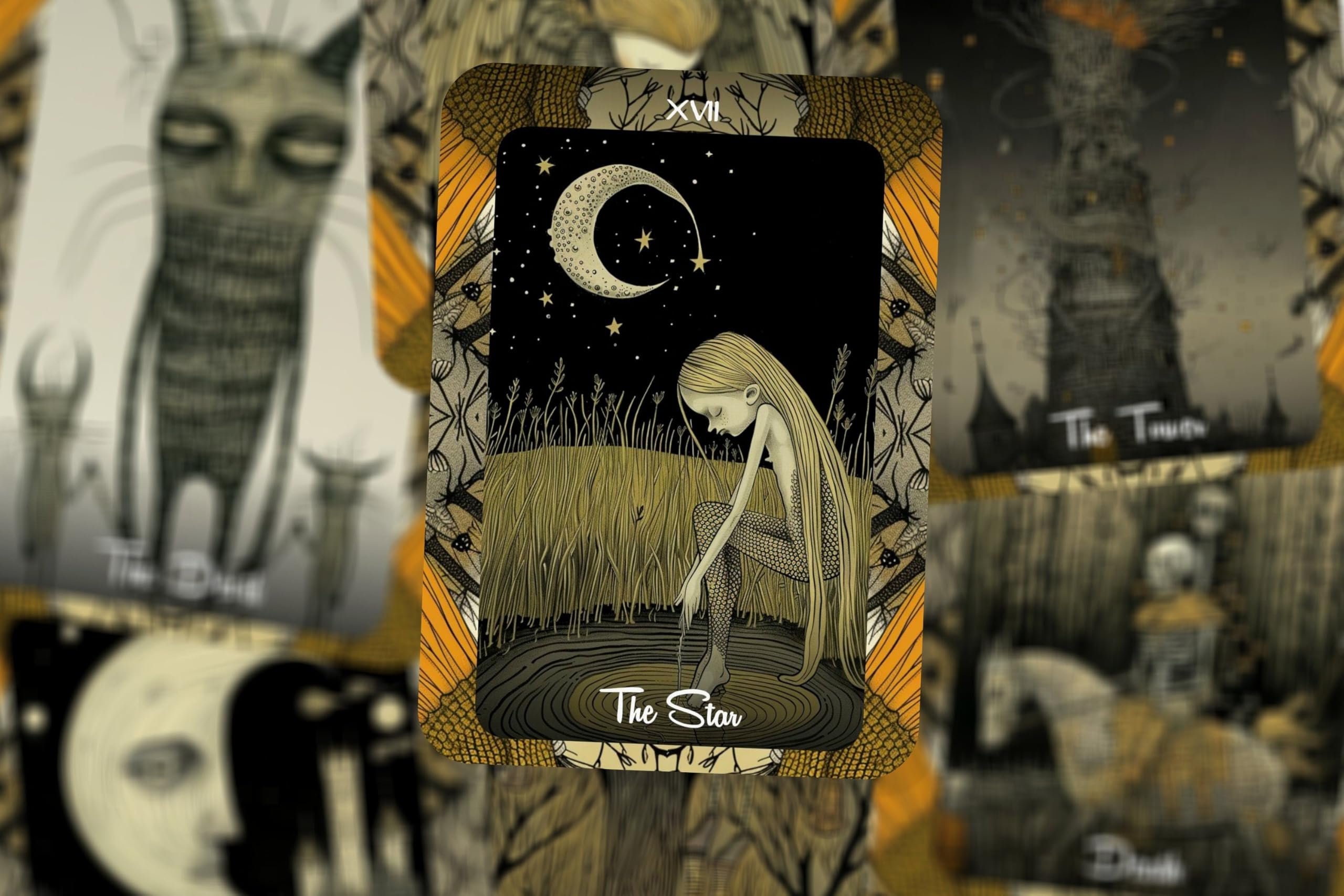 Majestic Tarot Tales - 78 Cartes de Tarot Illustrées