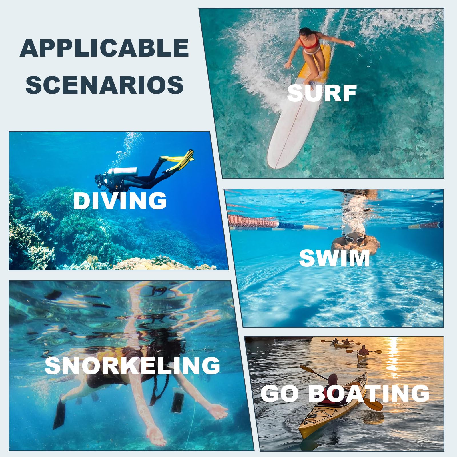 Calzini neri in neoprene da 3 mm, antiscivolo, per sport acquatici, spiaggia, unisex, protezione solare a metà polpaccio, antiscivolo, protezione solare, nuoto, surf, snorkeling, vela