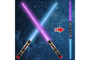 GlowFX Light up Battle-Ready 2-in-1 Lightsaber for Adults
